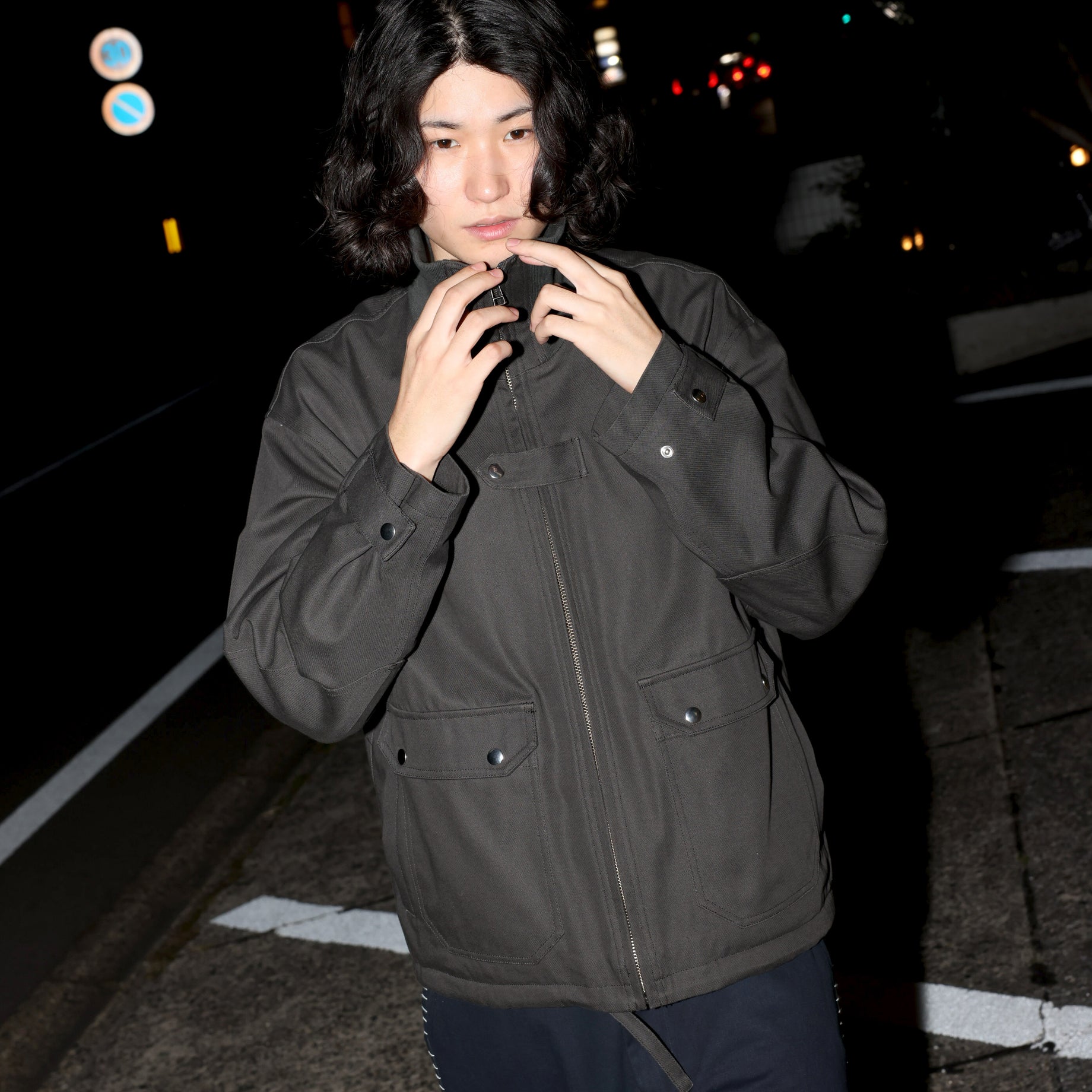 FLIGHT JACKET (DARK GREY)