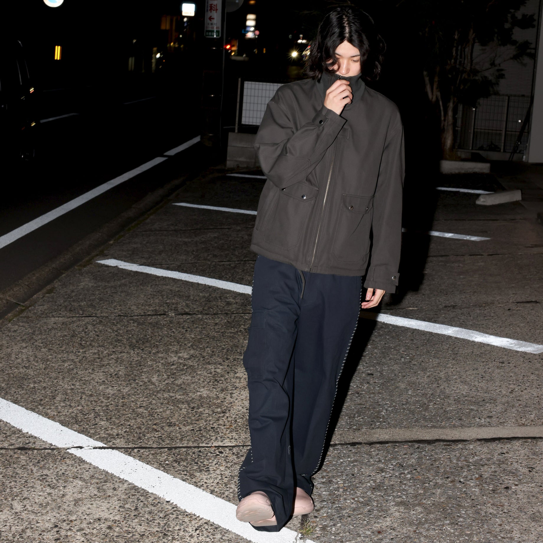 FLIGHT JACKET (DARK GREY)