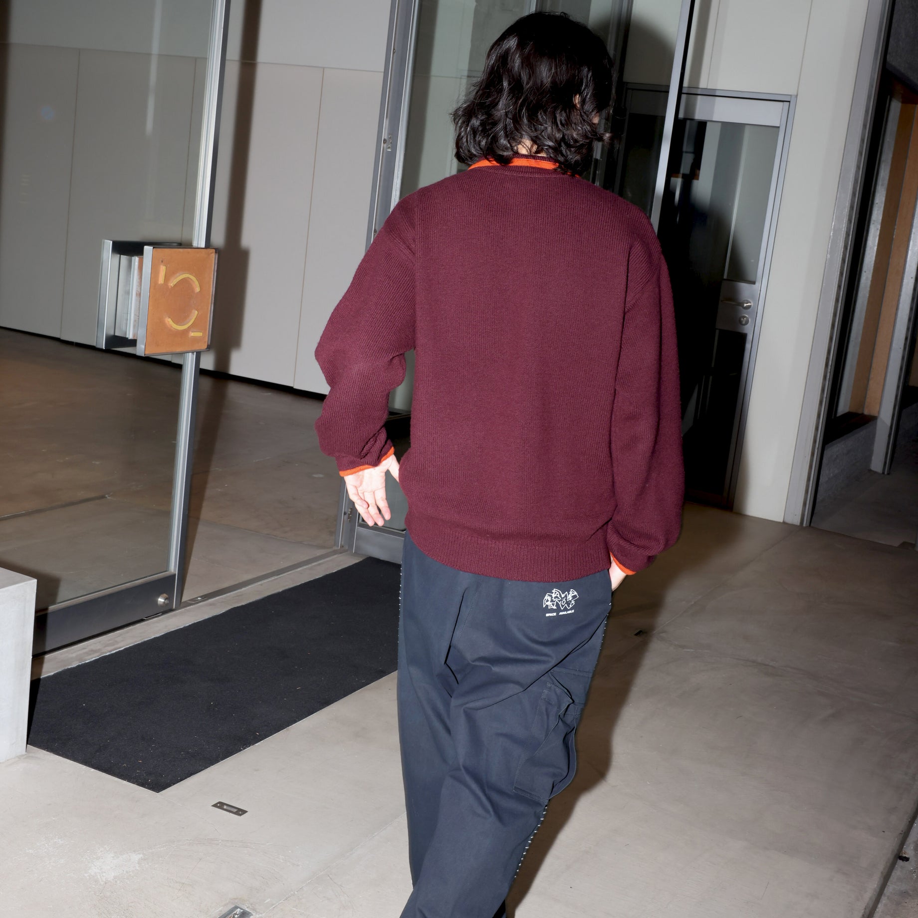 5G WOOL PULLOVER KNIT (BURGUNDY)