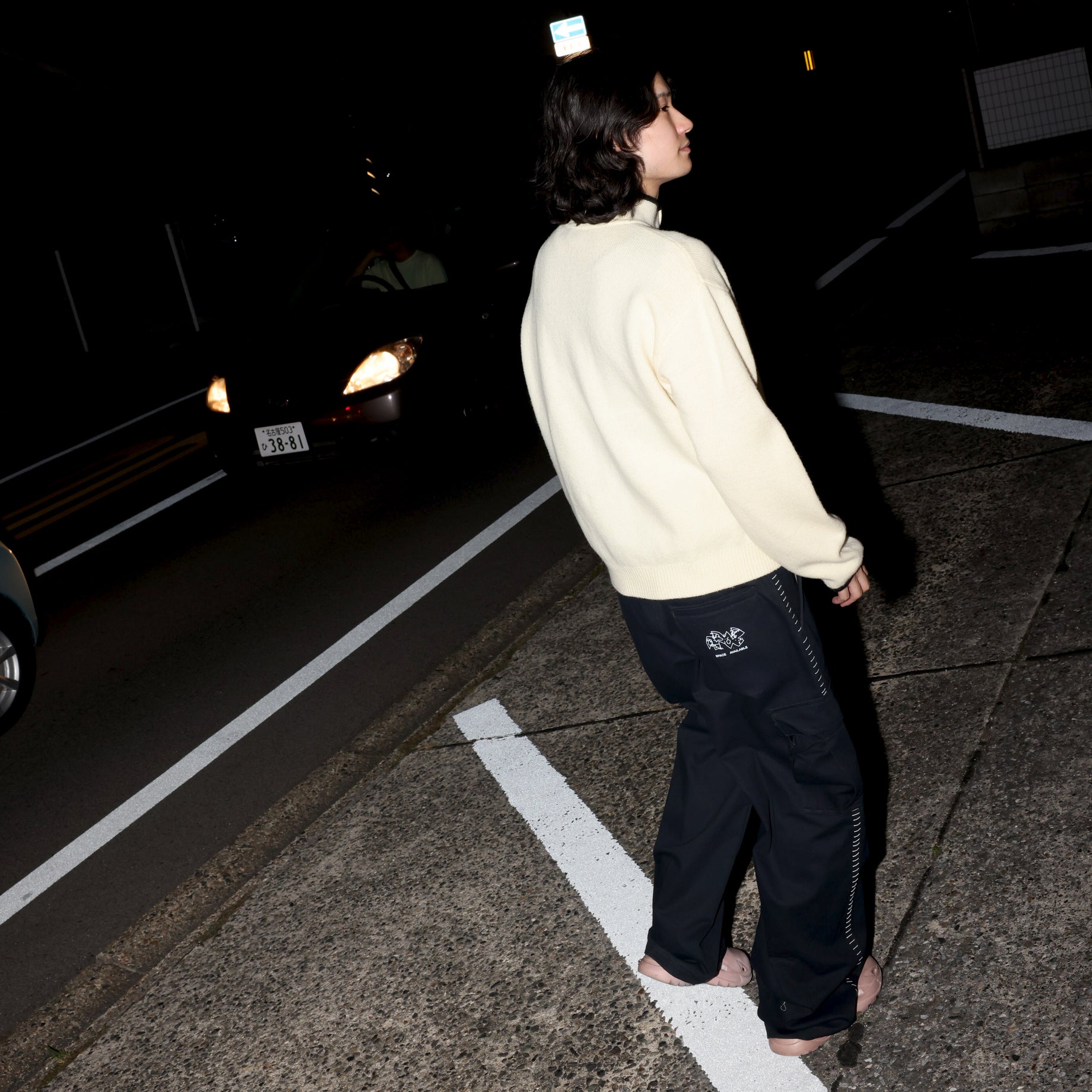 5G WOOL PULLOVER KNIT (OFF WHITE)
