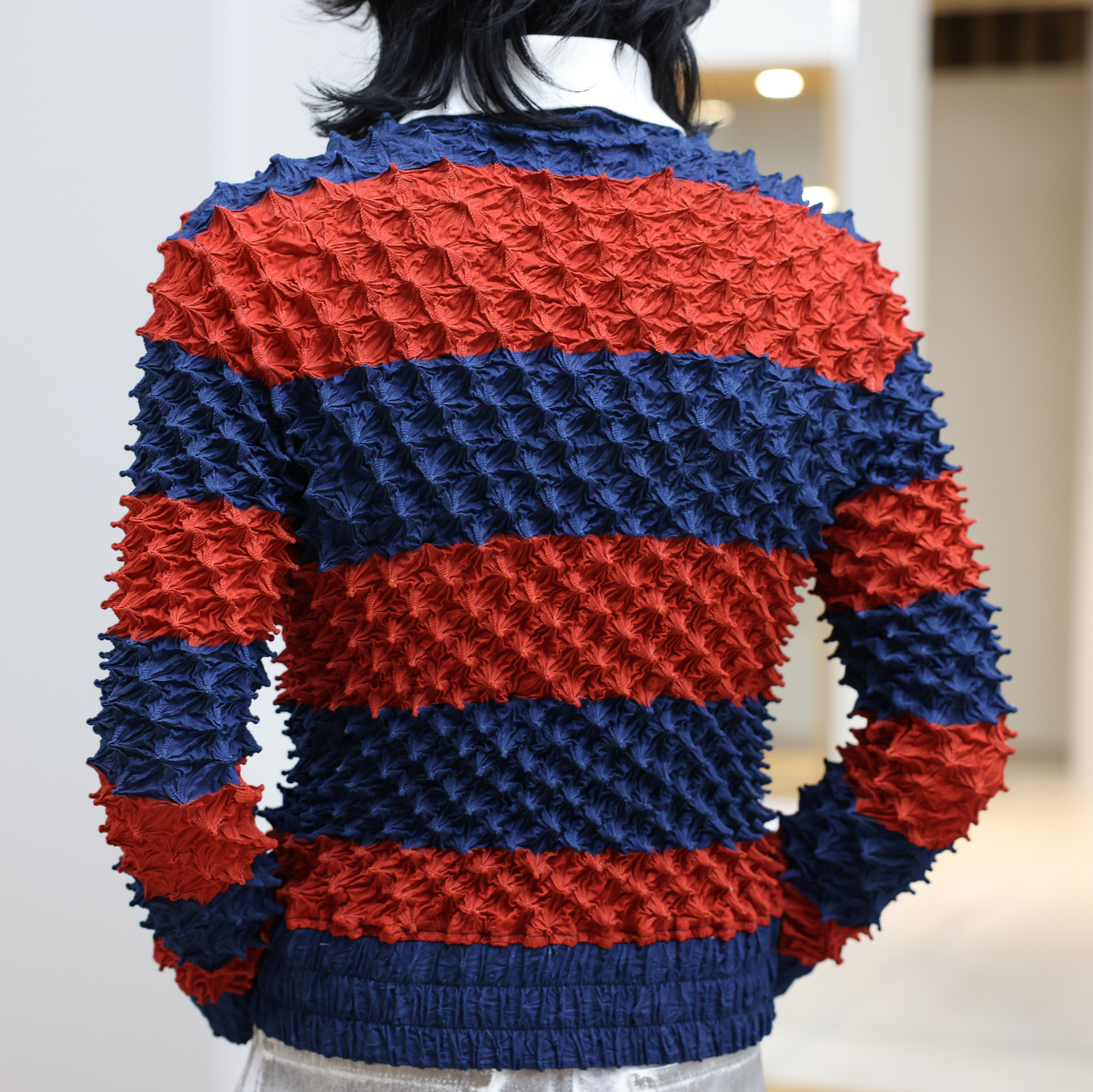 SPIKY RUGGER SHIRT(RED)