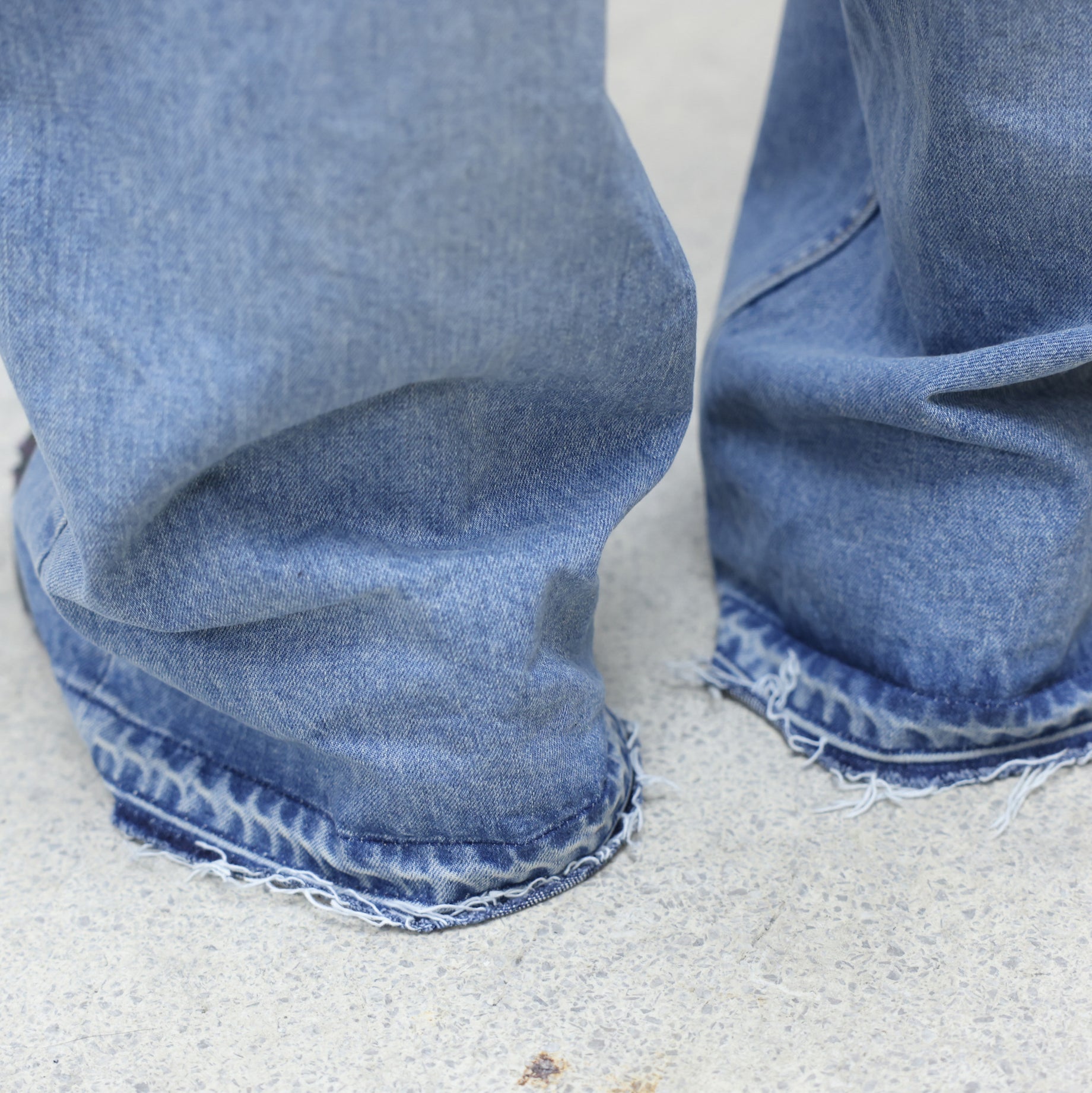 "MASU BOYS" EMBLEM BAGGY JEANS(INDIGO)