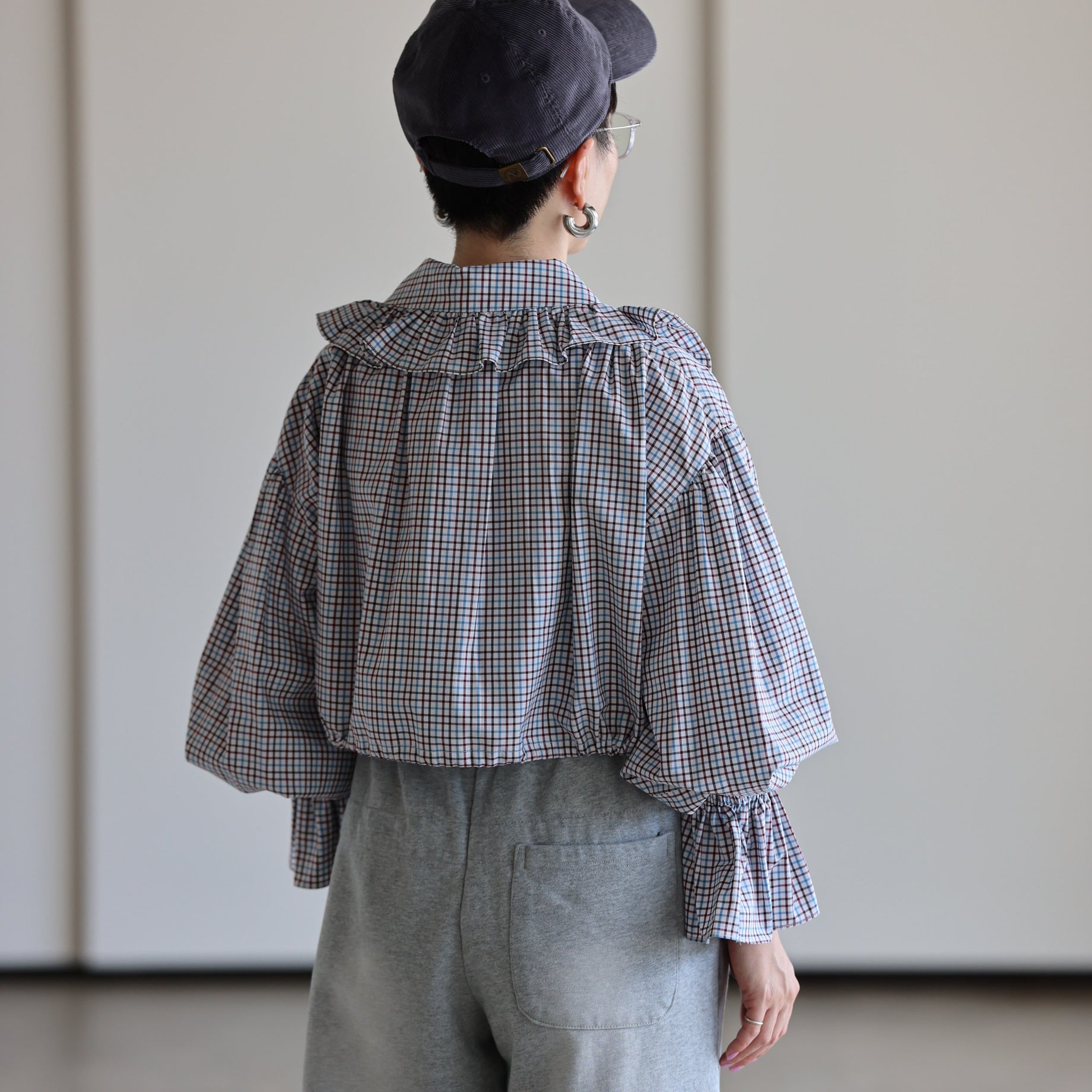 MONOGRAM STITCH SPENCER SHIRT - TATTERSALL (PLAID)