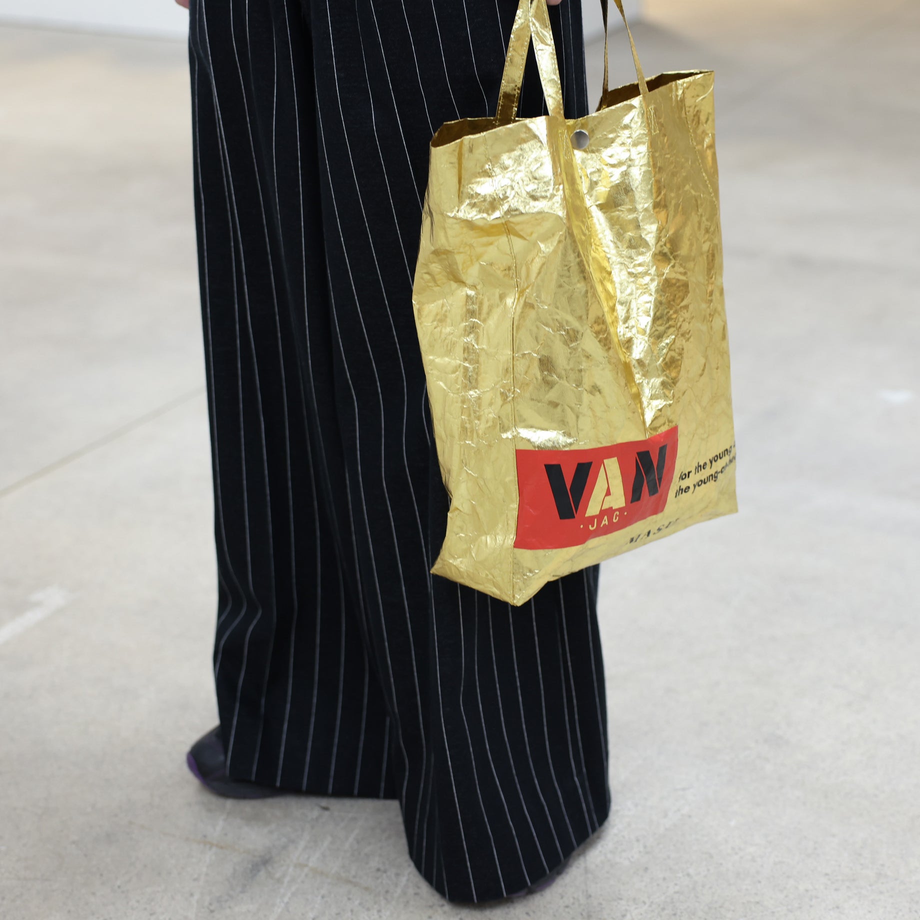 "MASU × VAN JAC" SHOPPING BAG(GOLD)