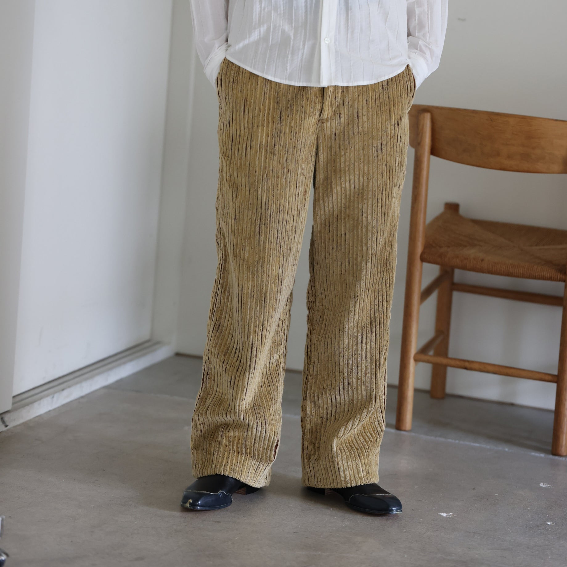 3D BUGGY PANTS (BROWN)