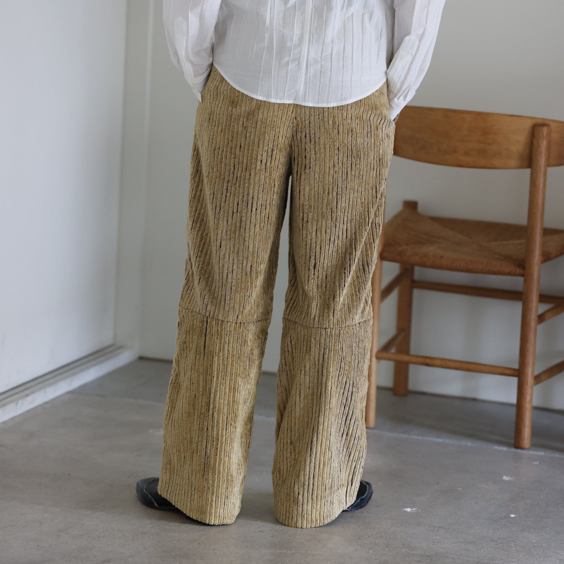 3D BUGGY PANTS (BROWN)