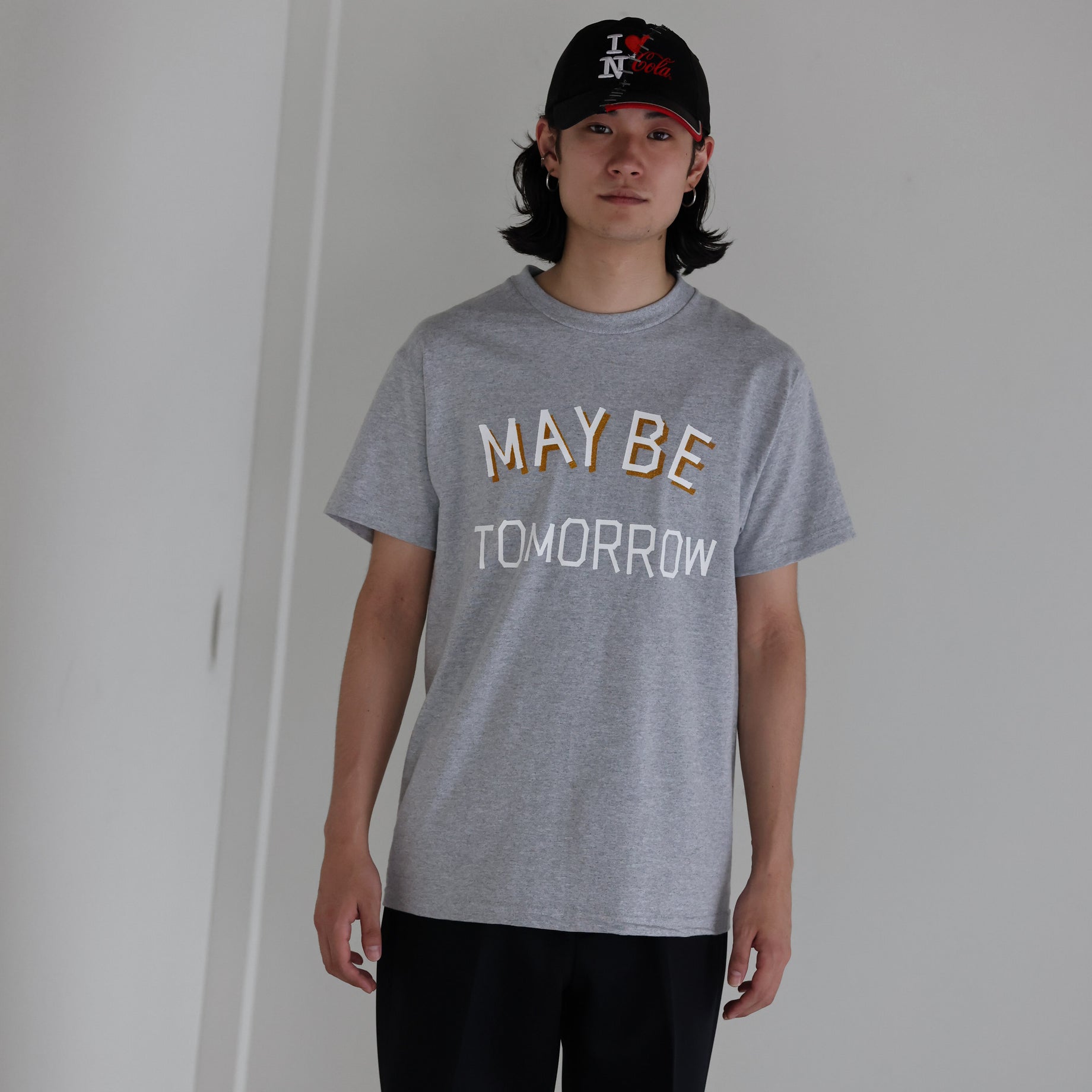 “TOMORROW” SS TEE(GRAY)