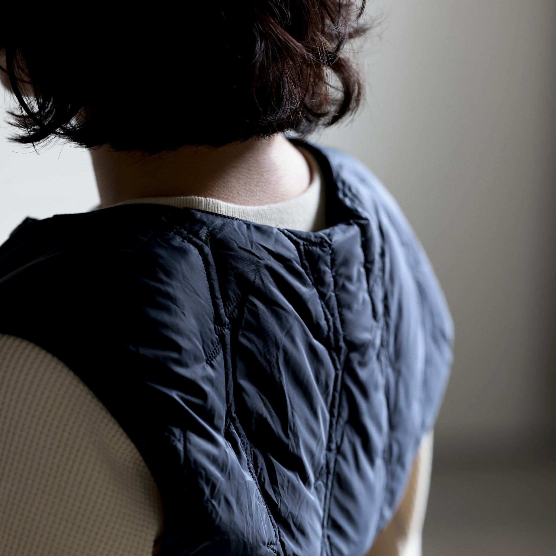SOUTH2 WEST8 × TAION - INNER DOWN VEST(NAVY)