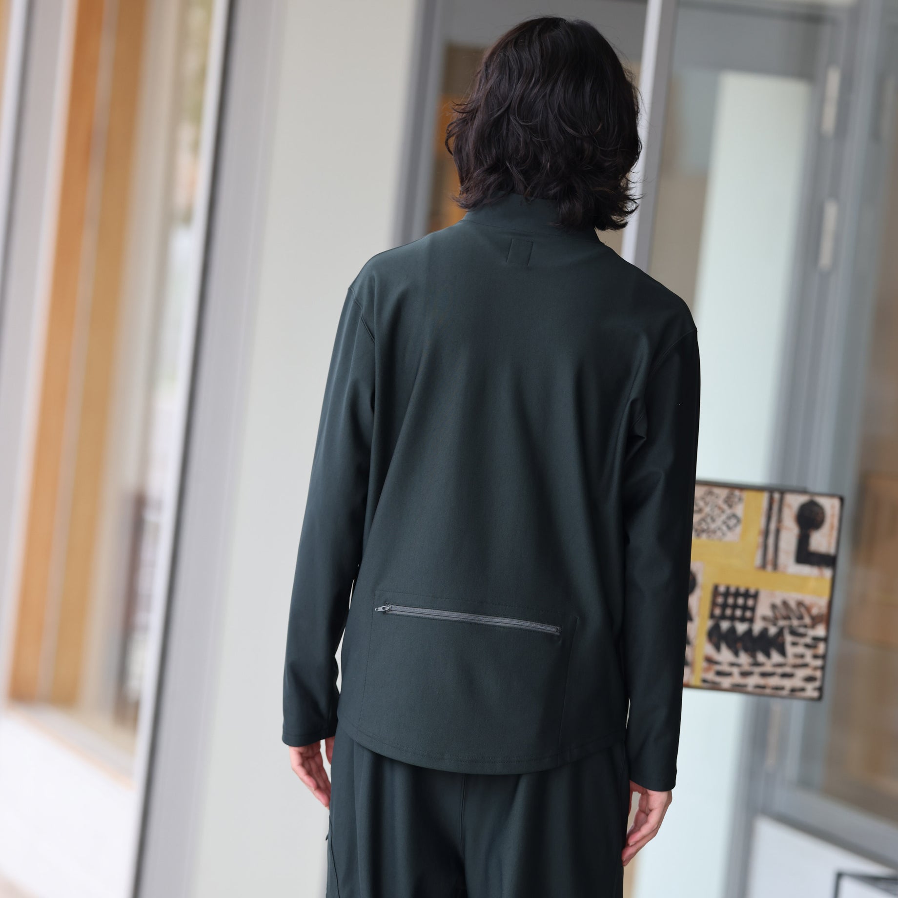 ZIPPED P. O. SCOUTING SHIRT - TRICOT JERSEY(GREEN)