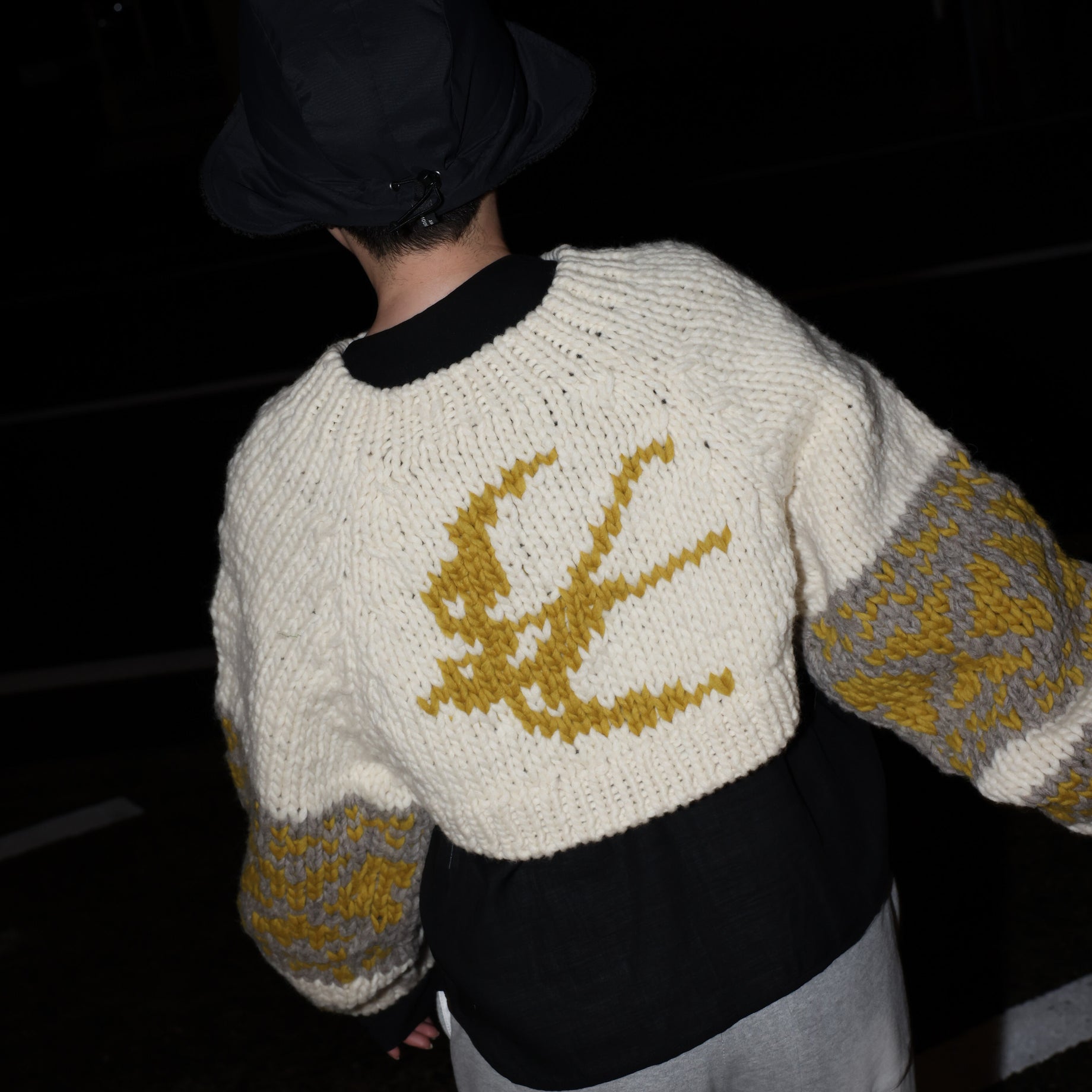 COWICHAN KNIT BOLERO(IVORY)