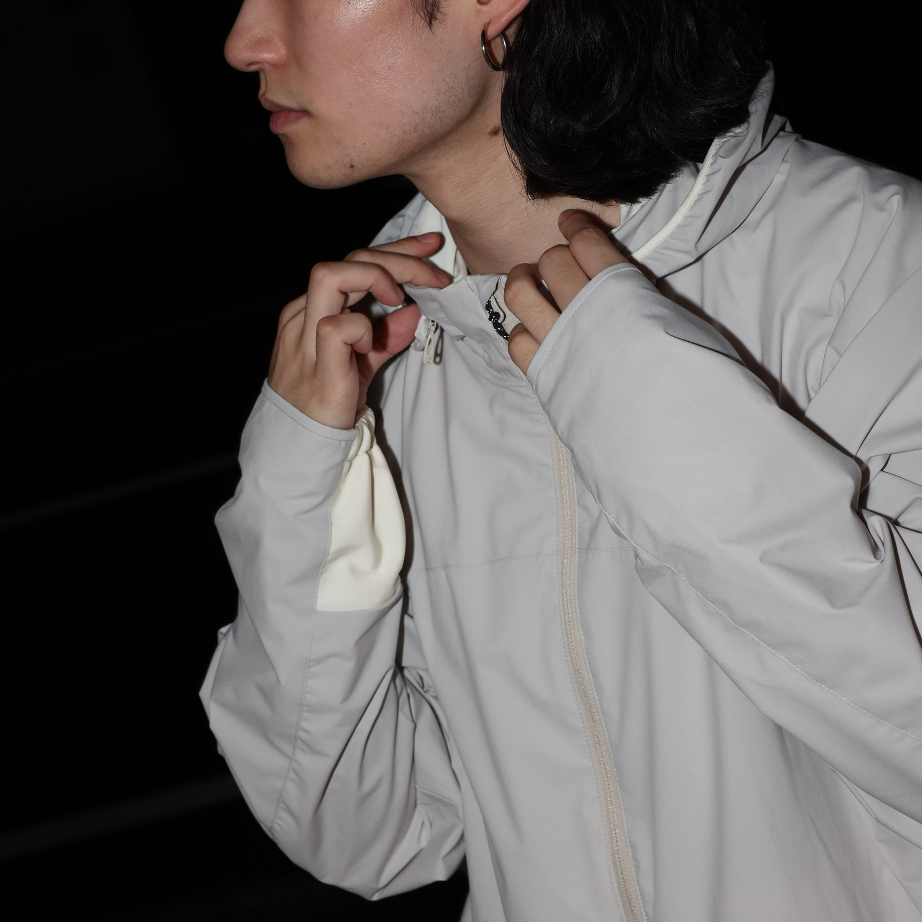 WIND DOLMAN JACKET - LOFT INSULATION (IVORY)
