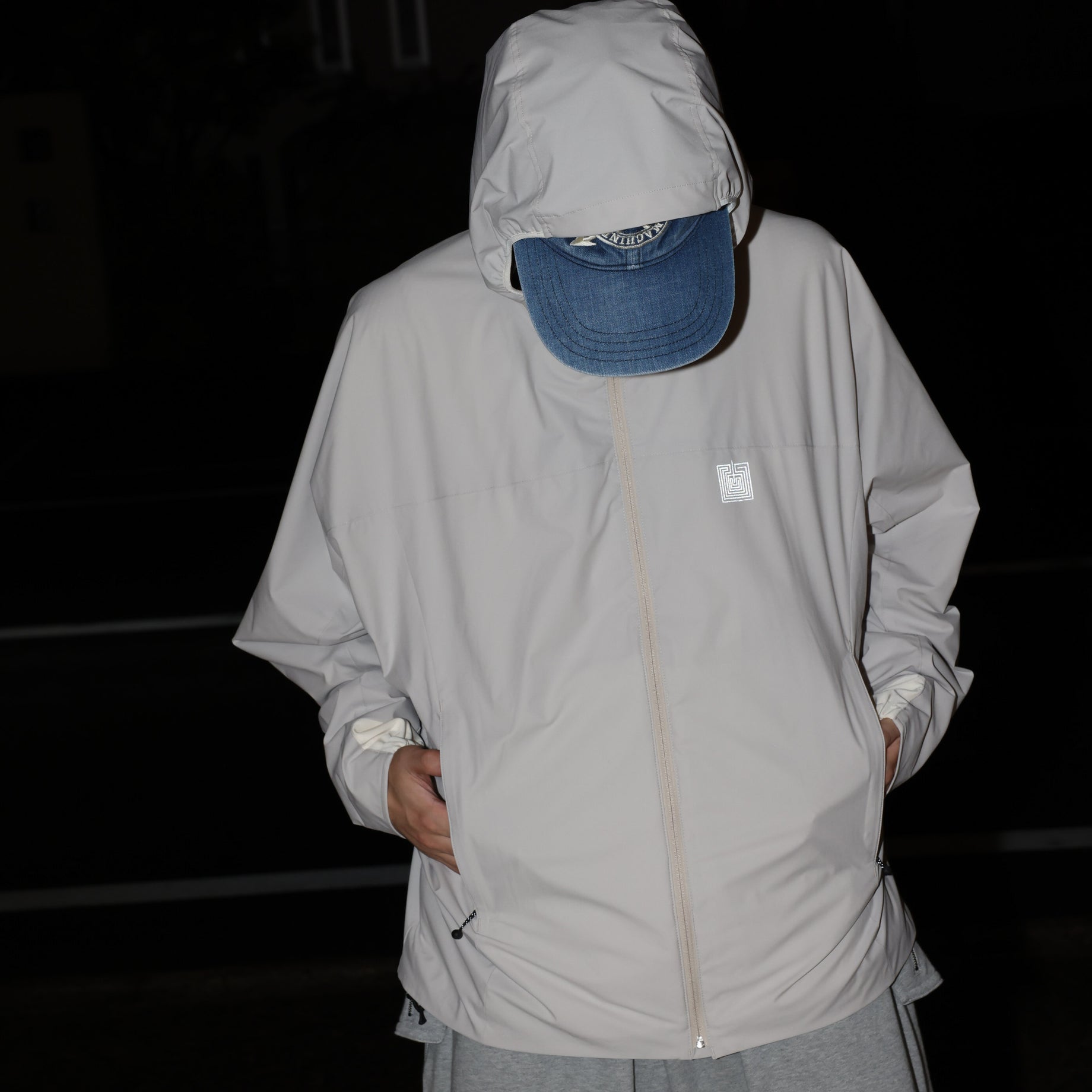WIND DOLMAN JACKET - LOFT INSULATION (IVORY)
