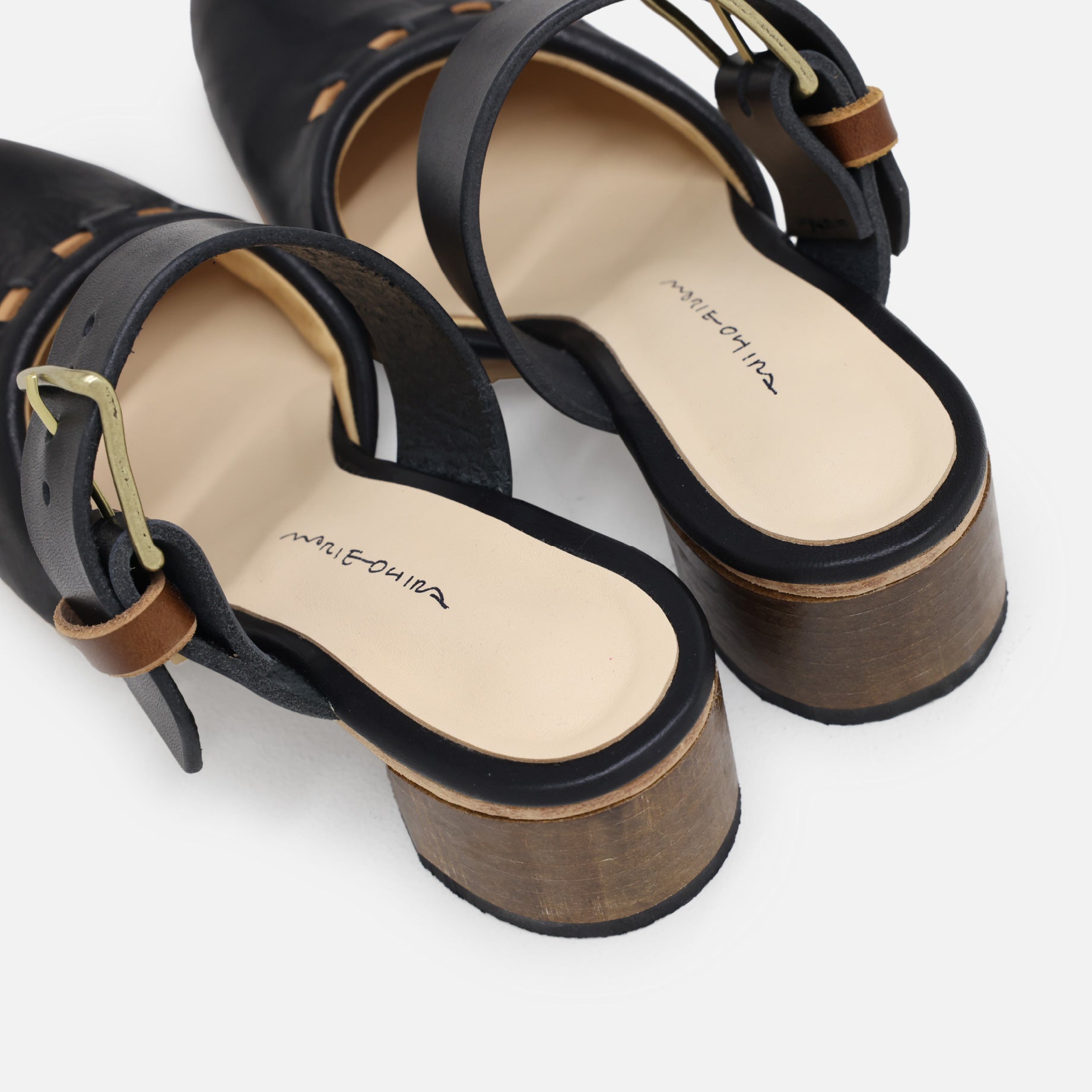 STITCHED MULE(BLACK)