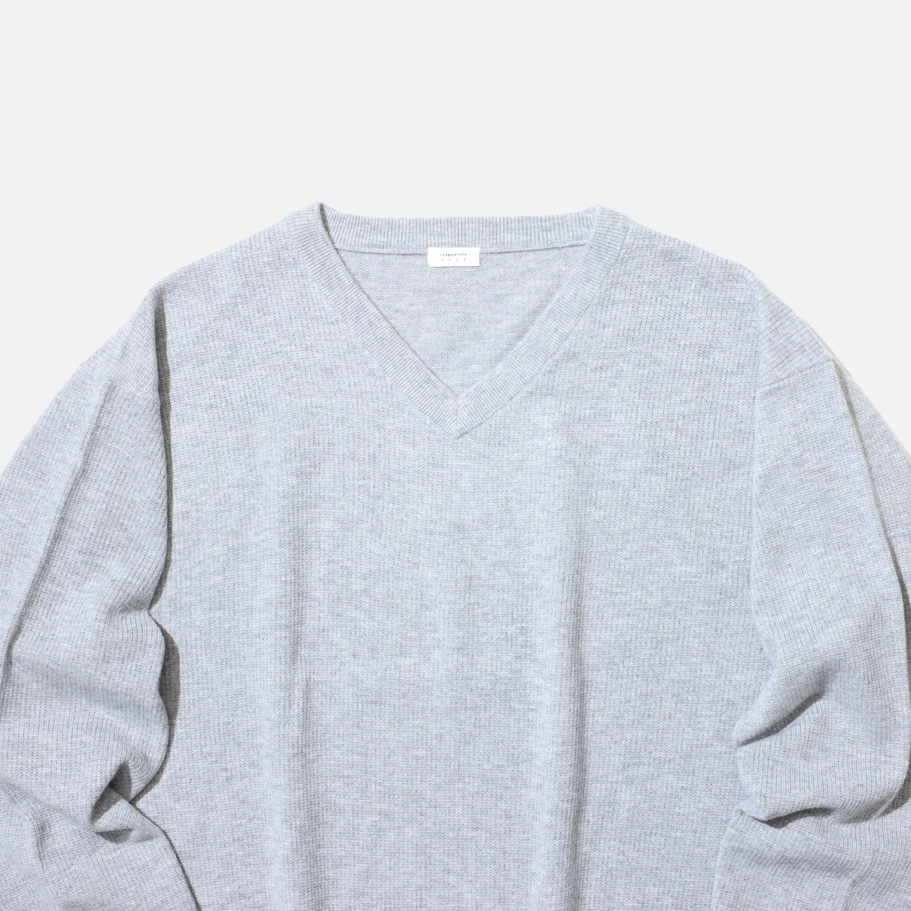 V NECK P/O (GRAY)