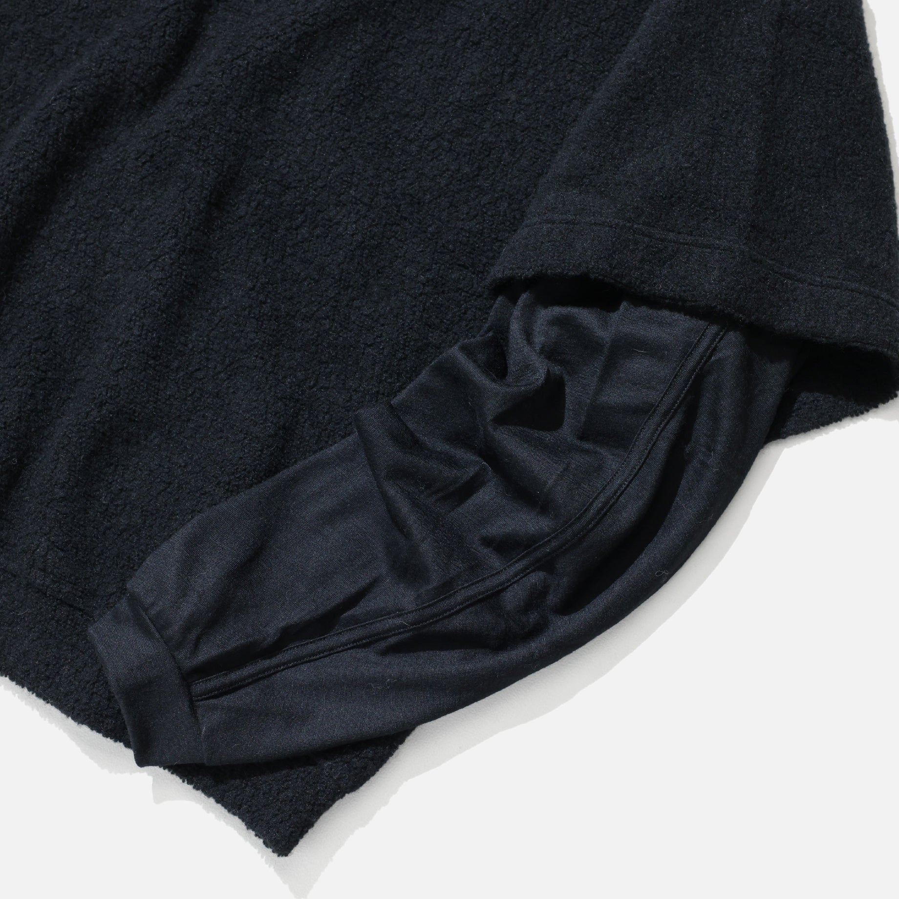 WOOL PILE LAYER T (BLACK)