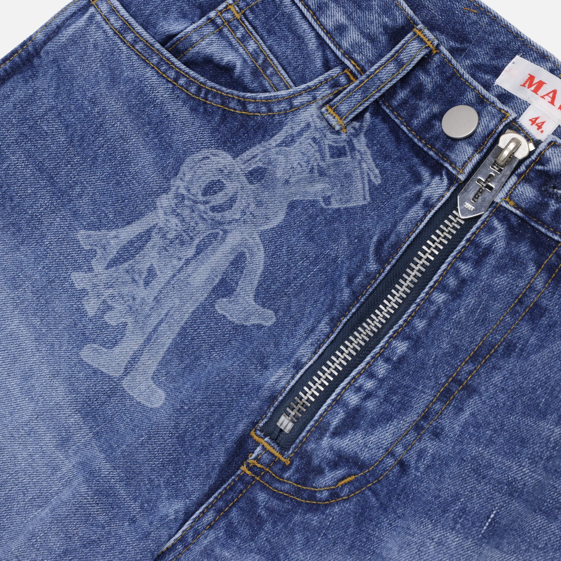 “MASUBOYS” BAGGY JEANS KEYHOLDER(FADED INDIGO)