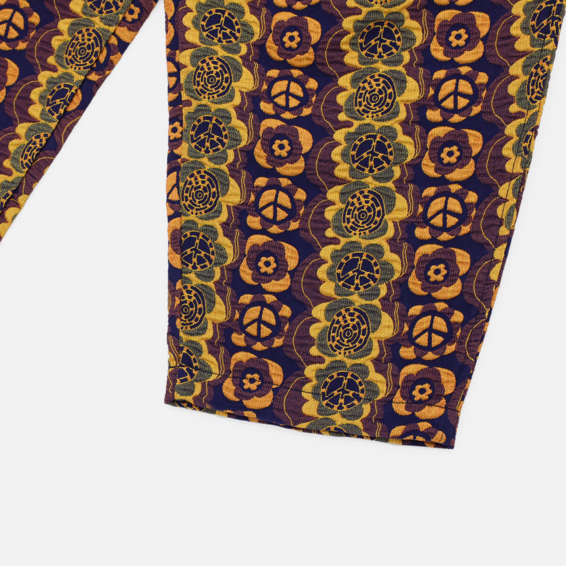 TAPERED EASY PANTS "FLOWER & PIECE"(FLOWER & PIECE NAVY)