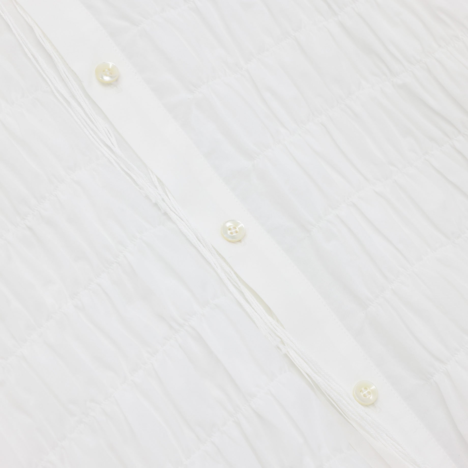 GATHER SHIRT(WHITE)