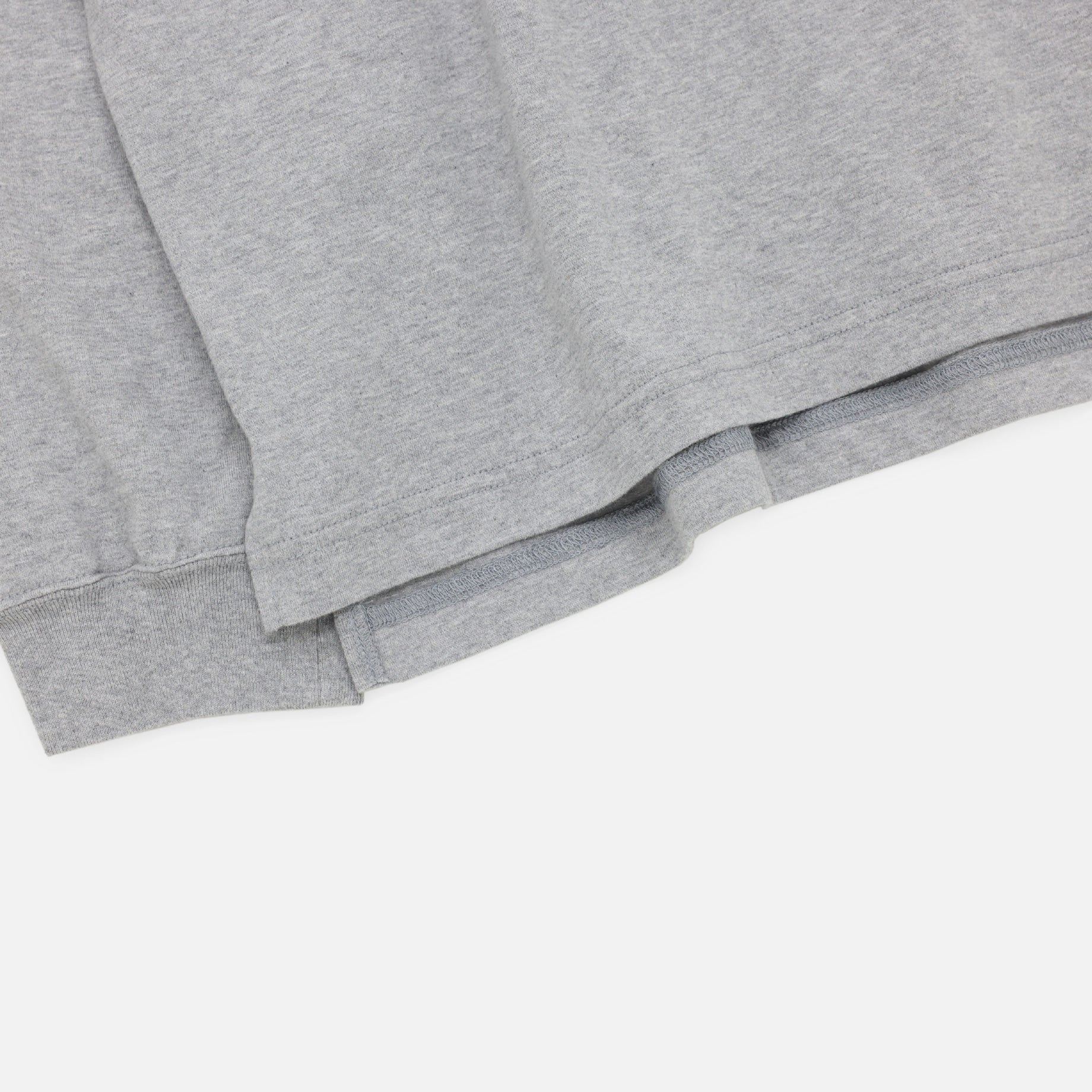 HIGH NECK L/S TEE(H.GRAY)