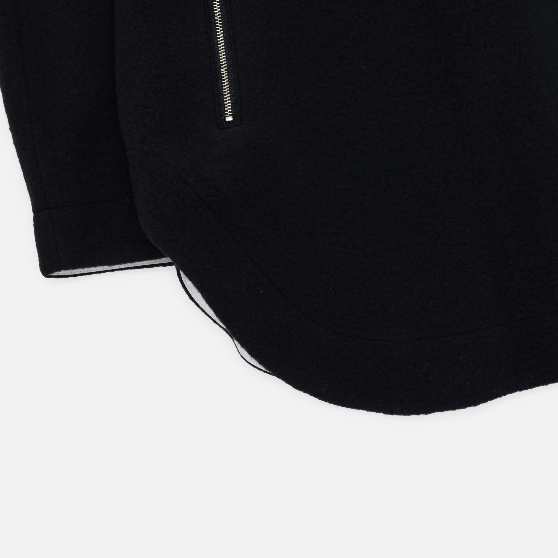 BRUSHED SWEAT JACKET(BLACK)