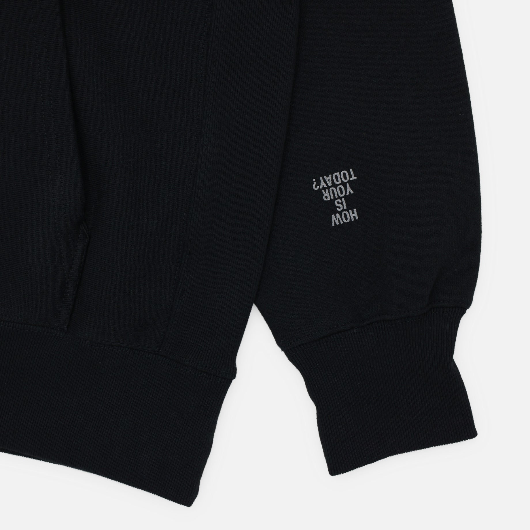 REFLECT #01 HOODED SWEAT (BLACK)