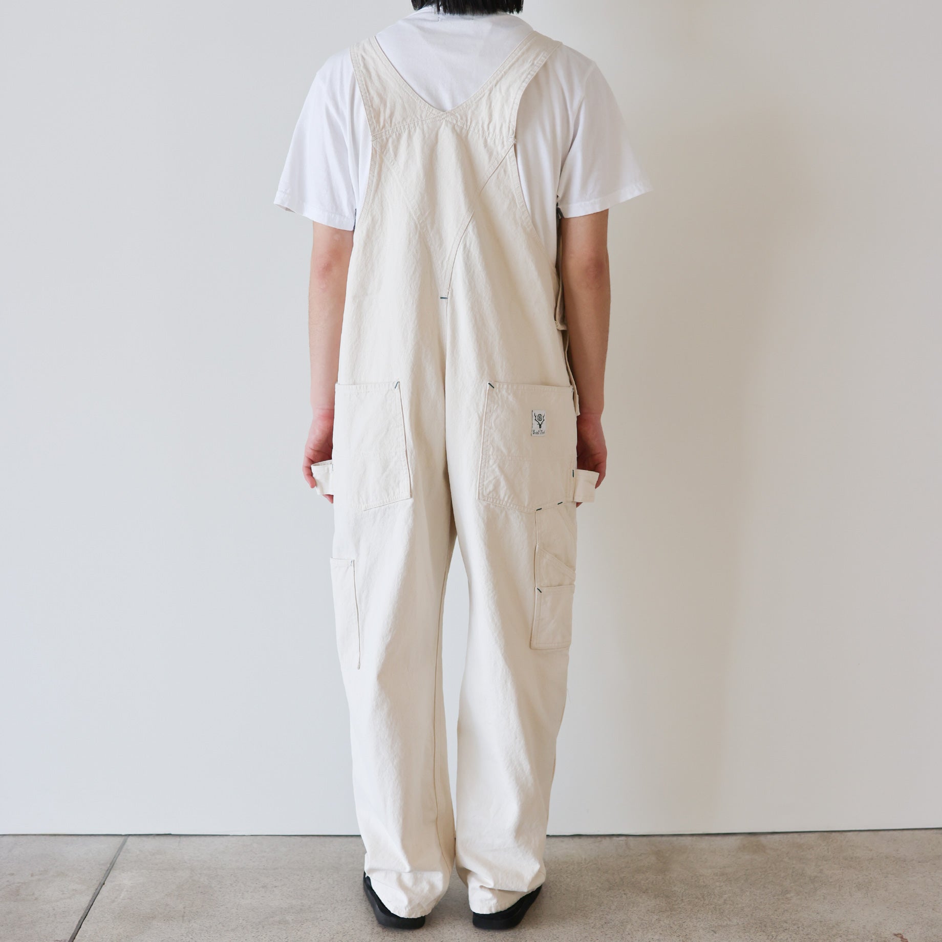 OVERALLS - 10OZ COTTON CANVAS(OFF WHITE)