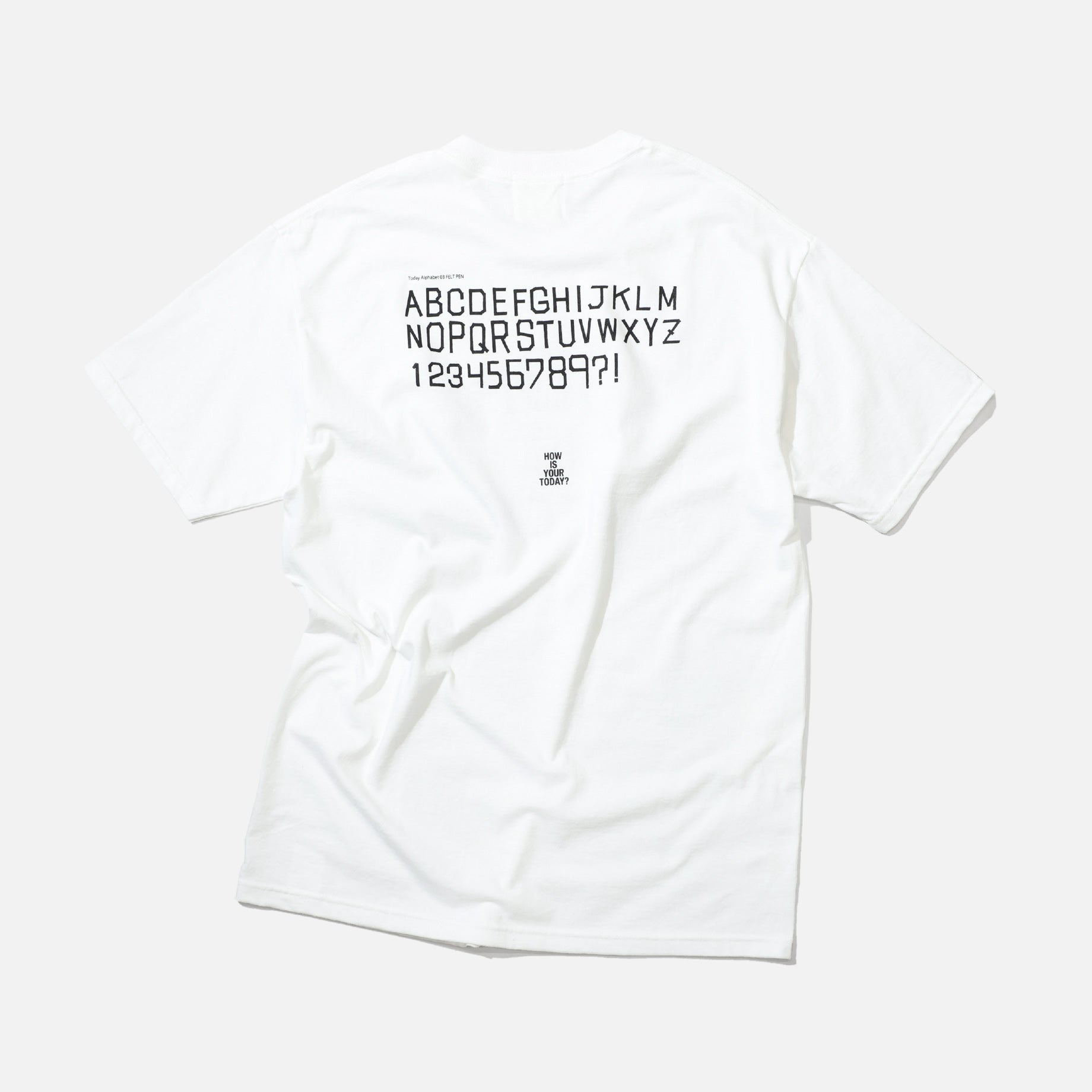 " TODAY " SS TEE(WHITE)