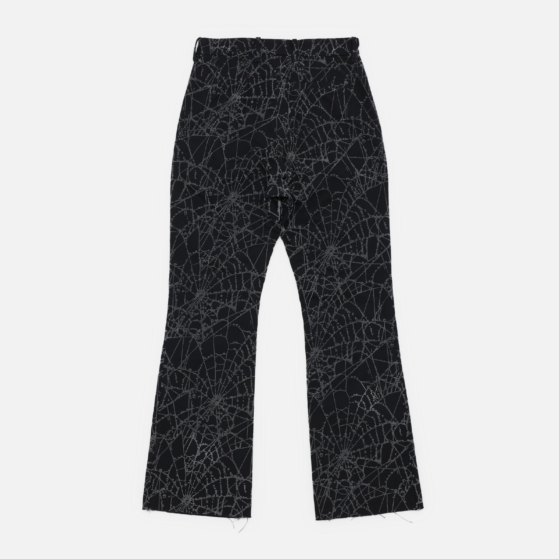 FLOCKY WEB FLARE PANTS(BLACK)