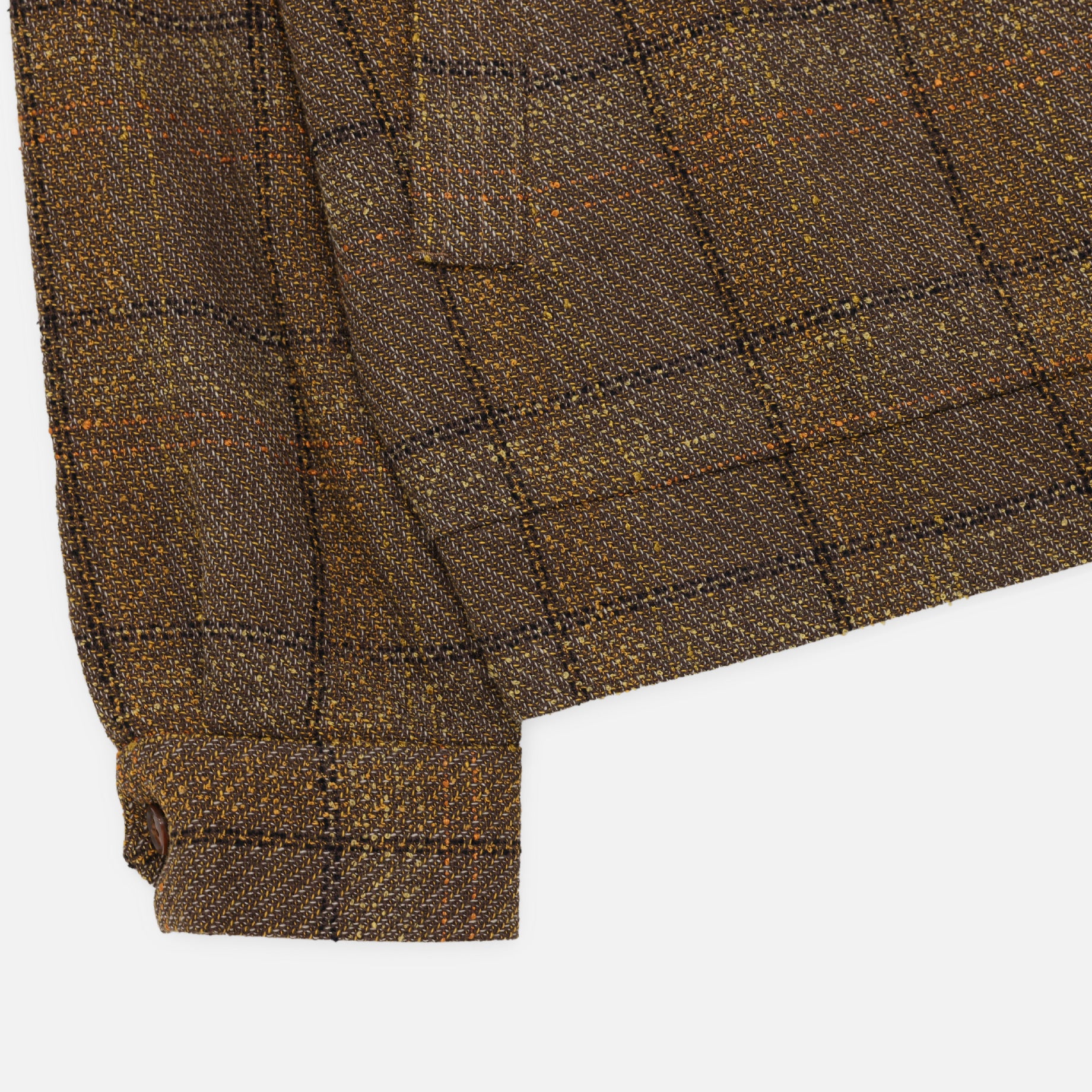 SPORTS JACKET - W/AC/C/N/R TWILL PLAID(BROWN)