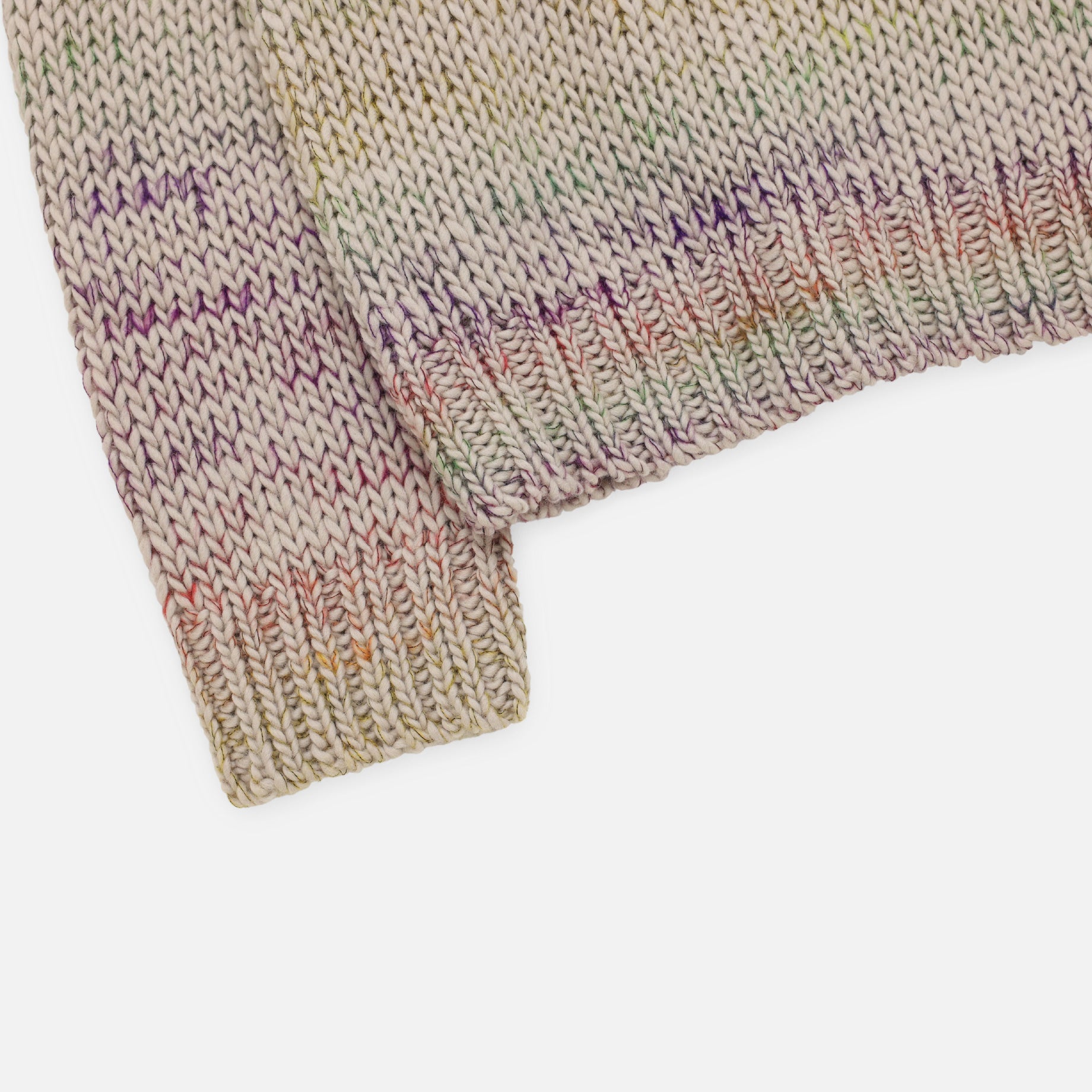 CREW NECK KNIT(L.BEIGE)