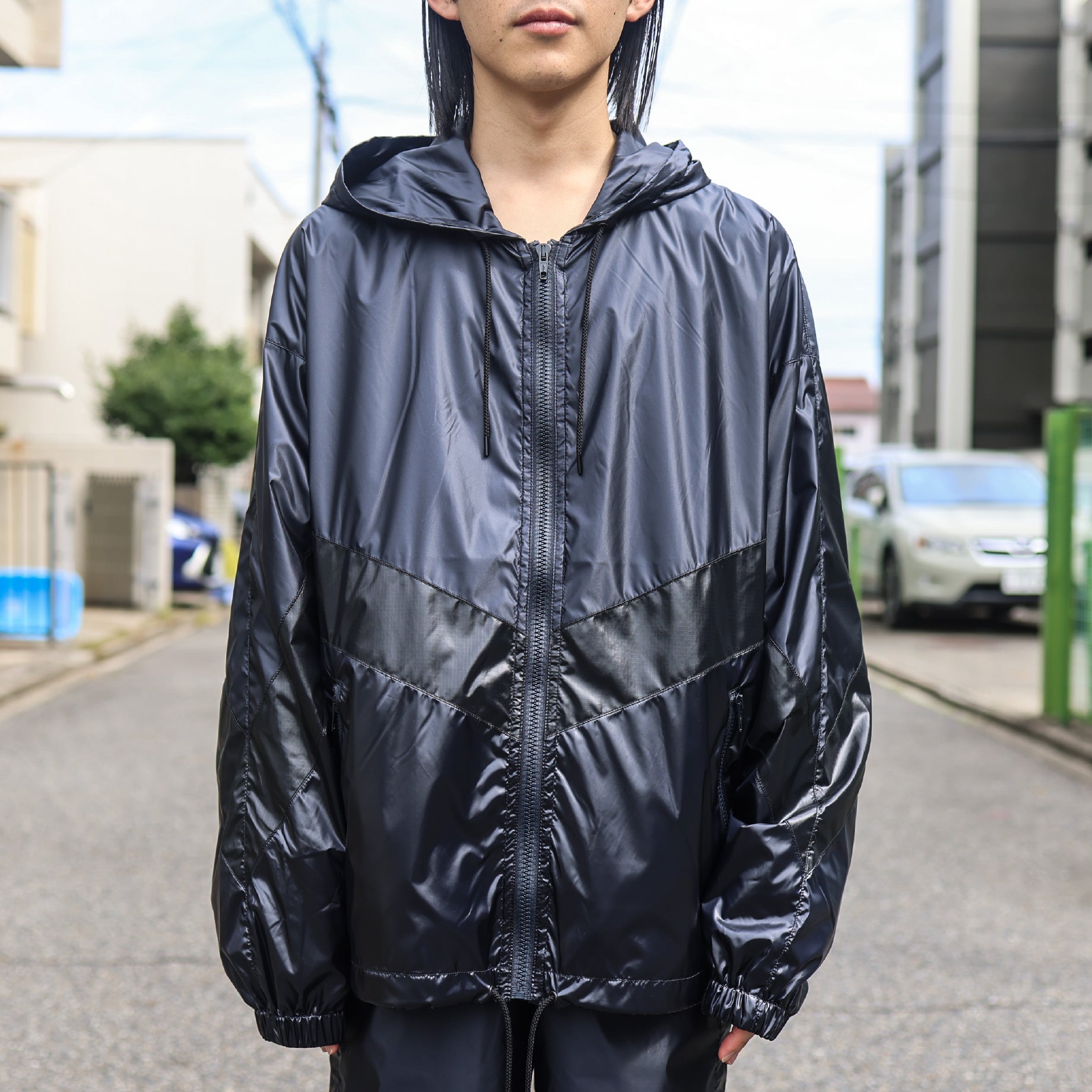 NYLON ZIP JACKET(DARK NAVY)