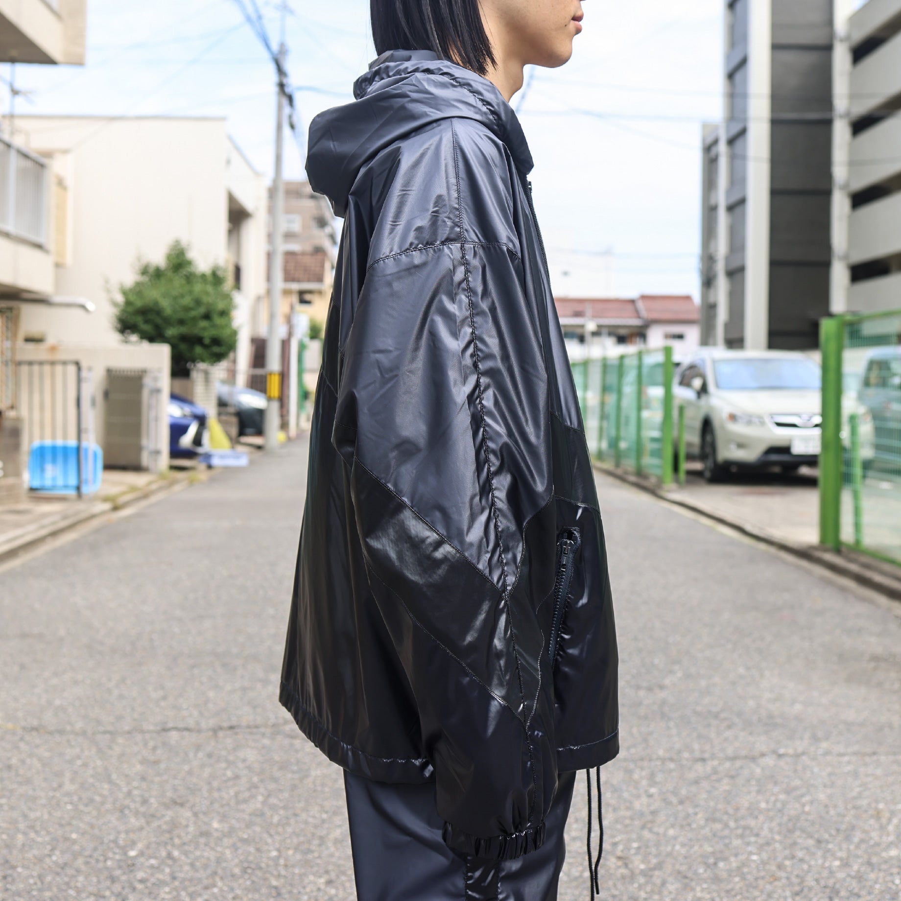 NYLON ZIP JACKET(DARK NAVY)
