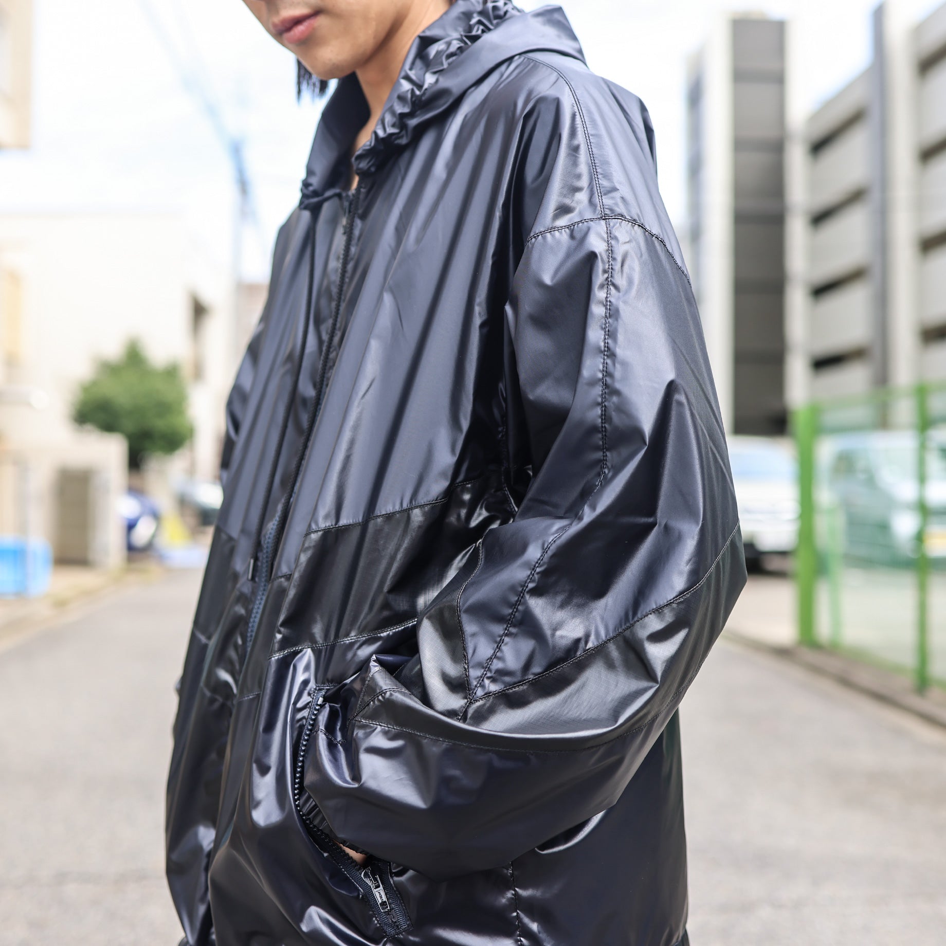 NYLON ZIP JACKET(DARK NAVY)