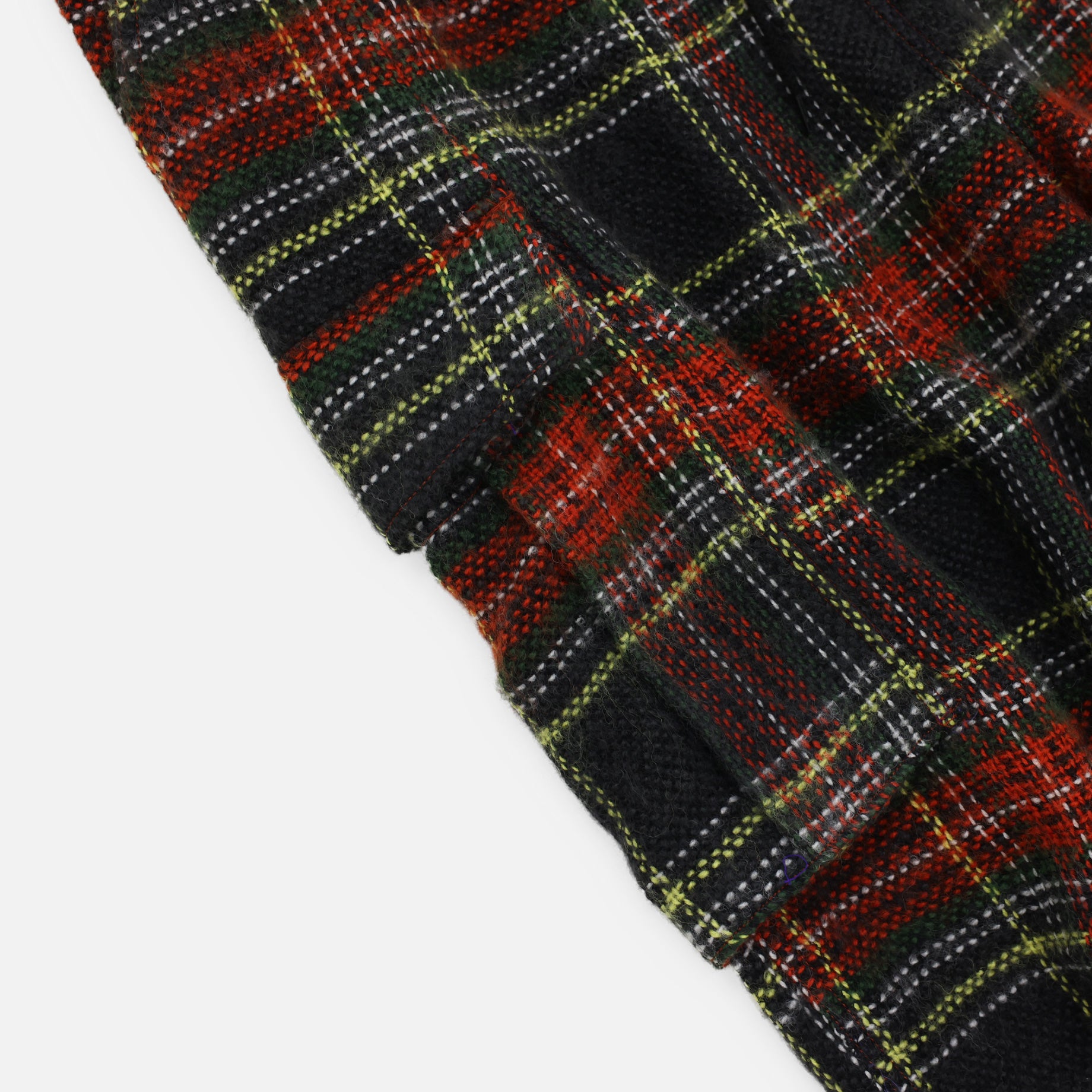 H.D. PANT - BDU / WOOL SHAGGY PLAID(RED)