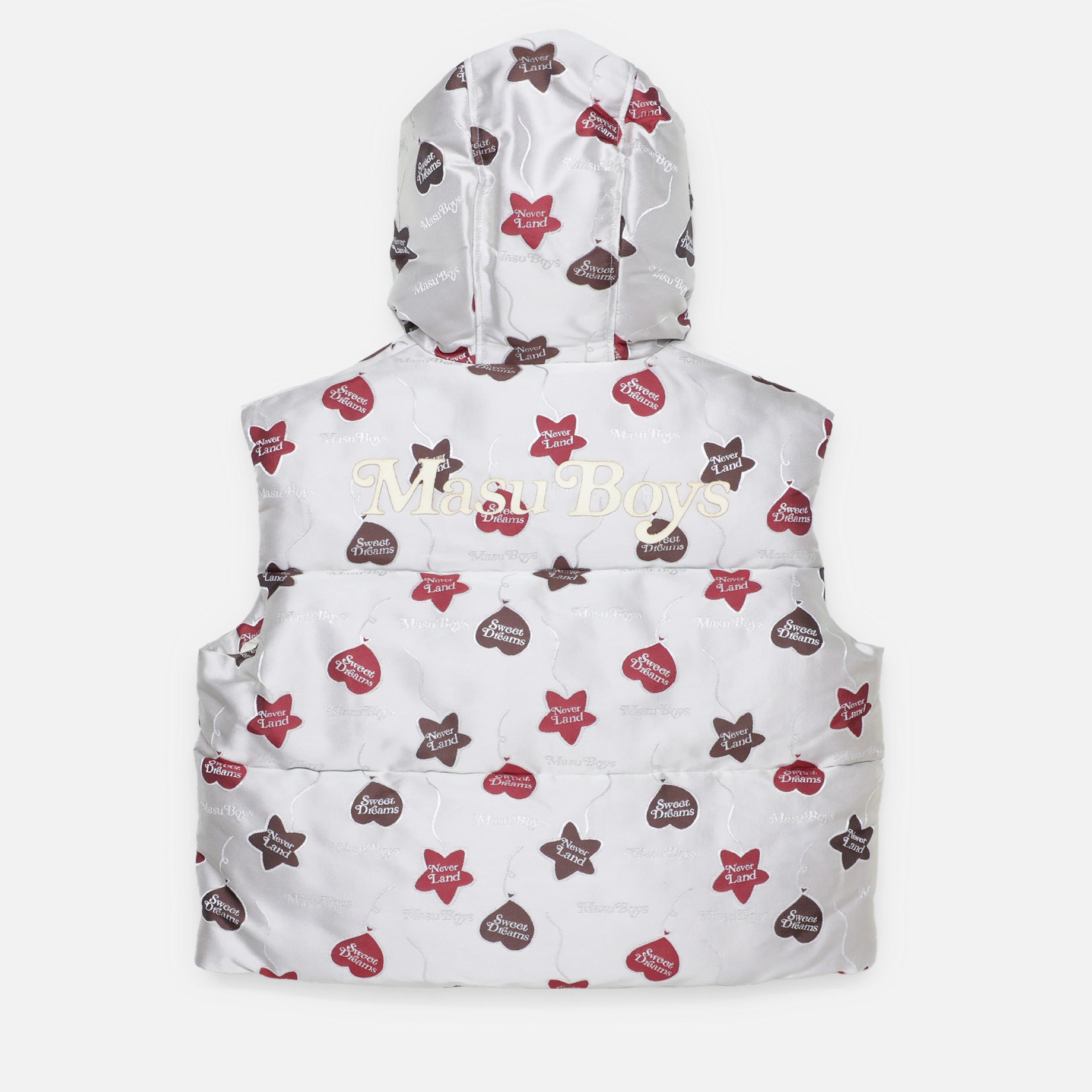 FALLING BALLOON DOWN VEST GRAPHIC BY VERDY(WHITE)
