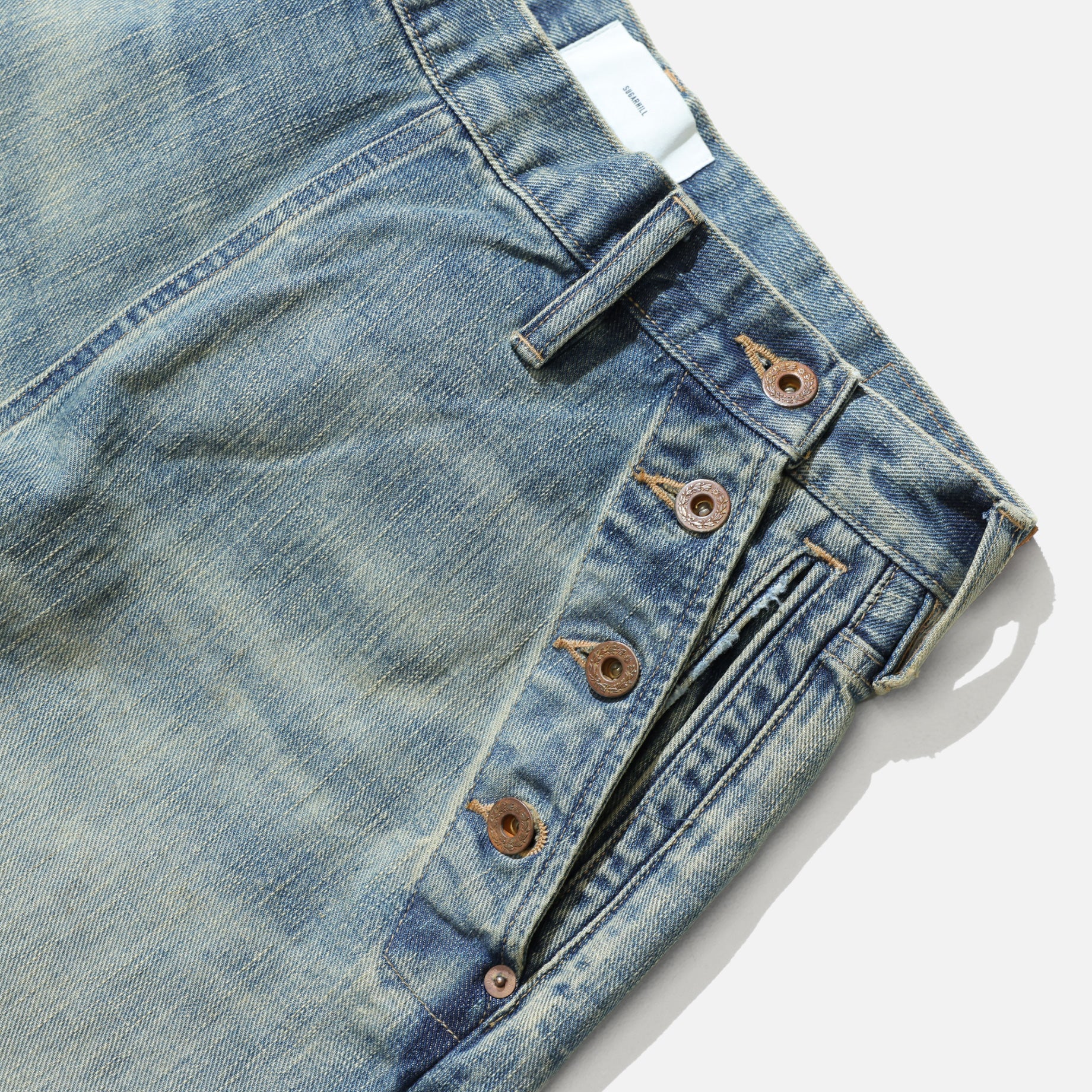 FADED SAILOR DENIM PANTS(FADED INDIGO)