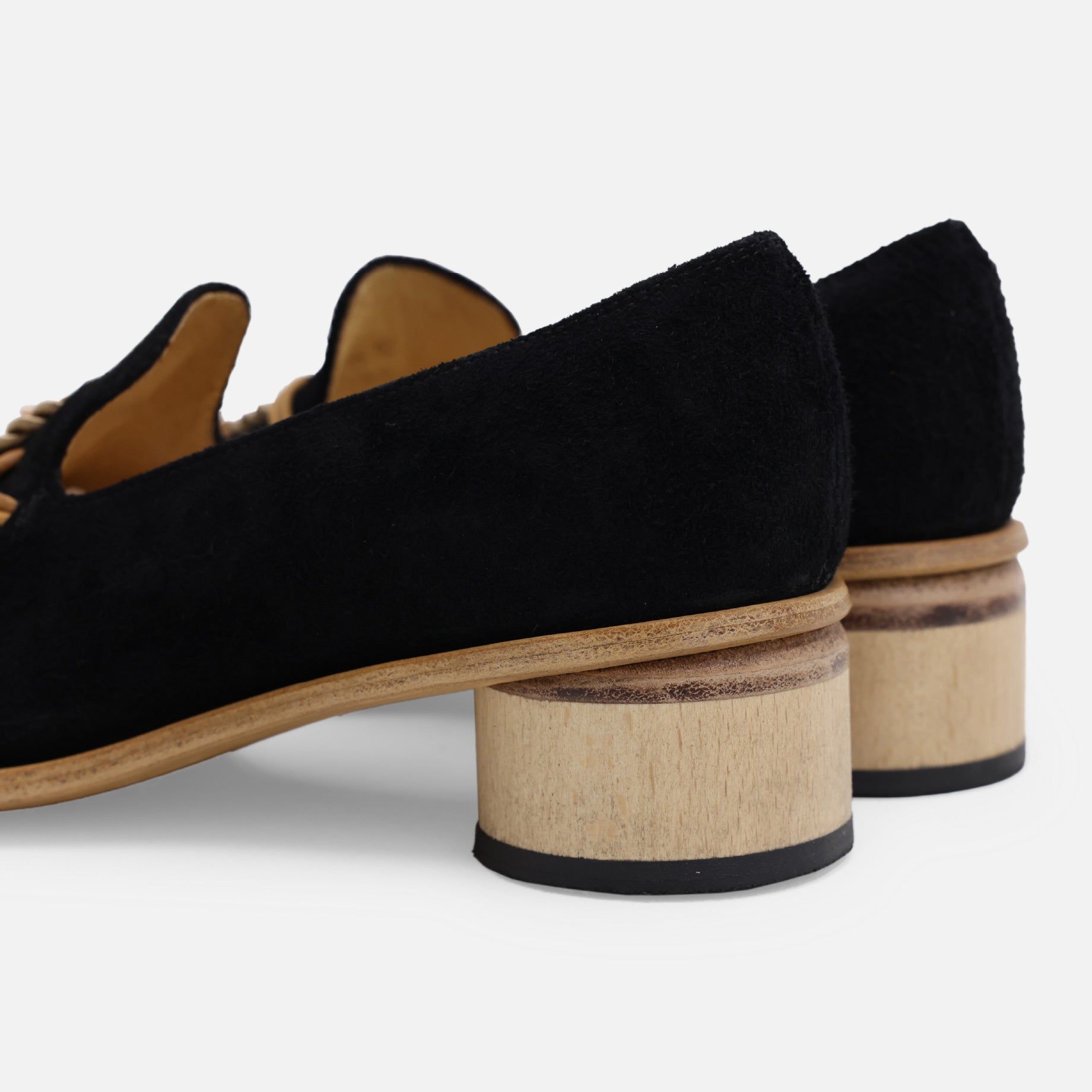 “$” KNOT SLIPON(BLACK)