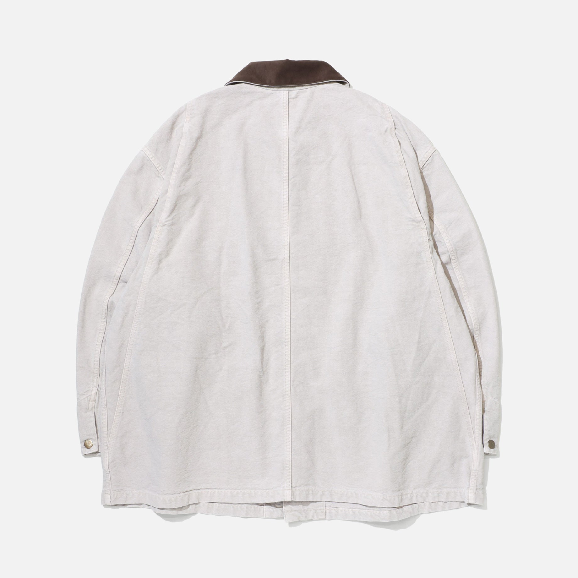 COTTON CANVAS - COVERALL JACKET (M.BEIGE)