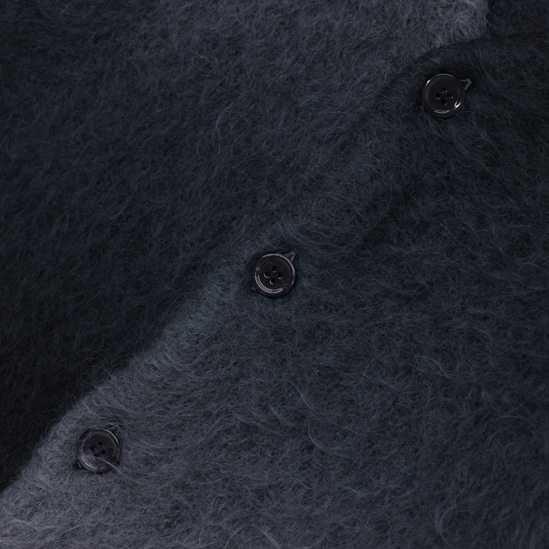 GRADATION MOHAIR CARDIGAN (BLACK)