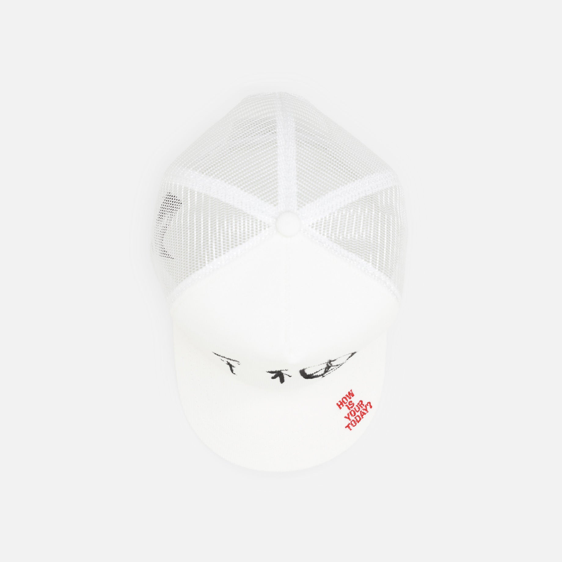 PRESIDENT MESH CAP "PEACE"(WHITE)