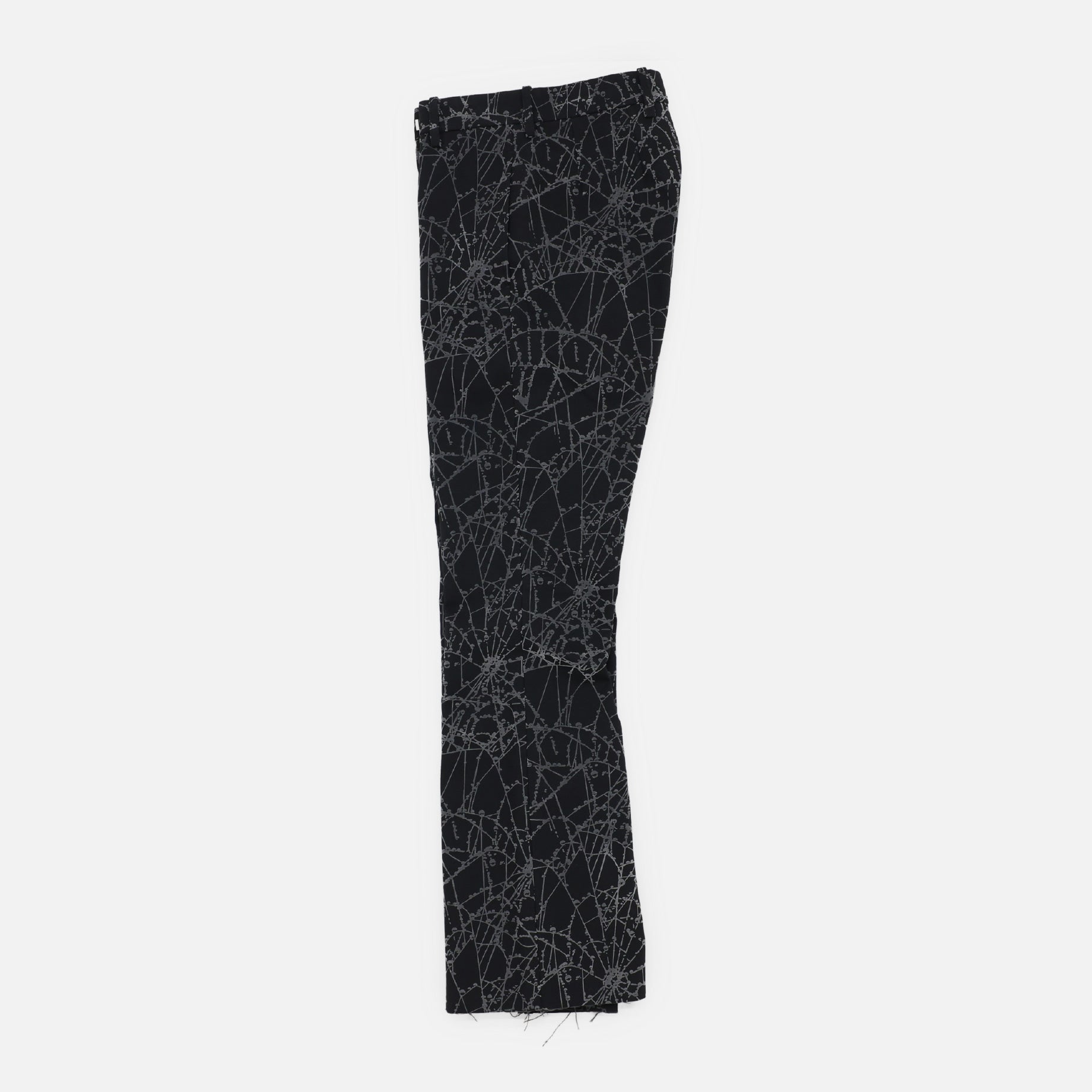 FLOCKY WEB FLARE PANTS(BLACK)