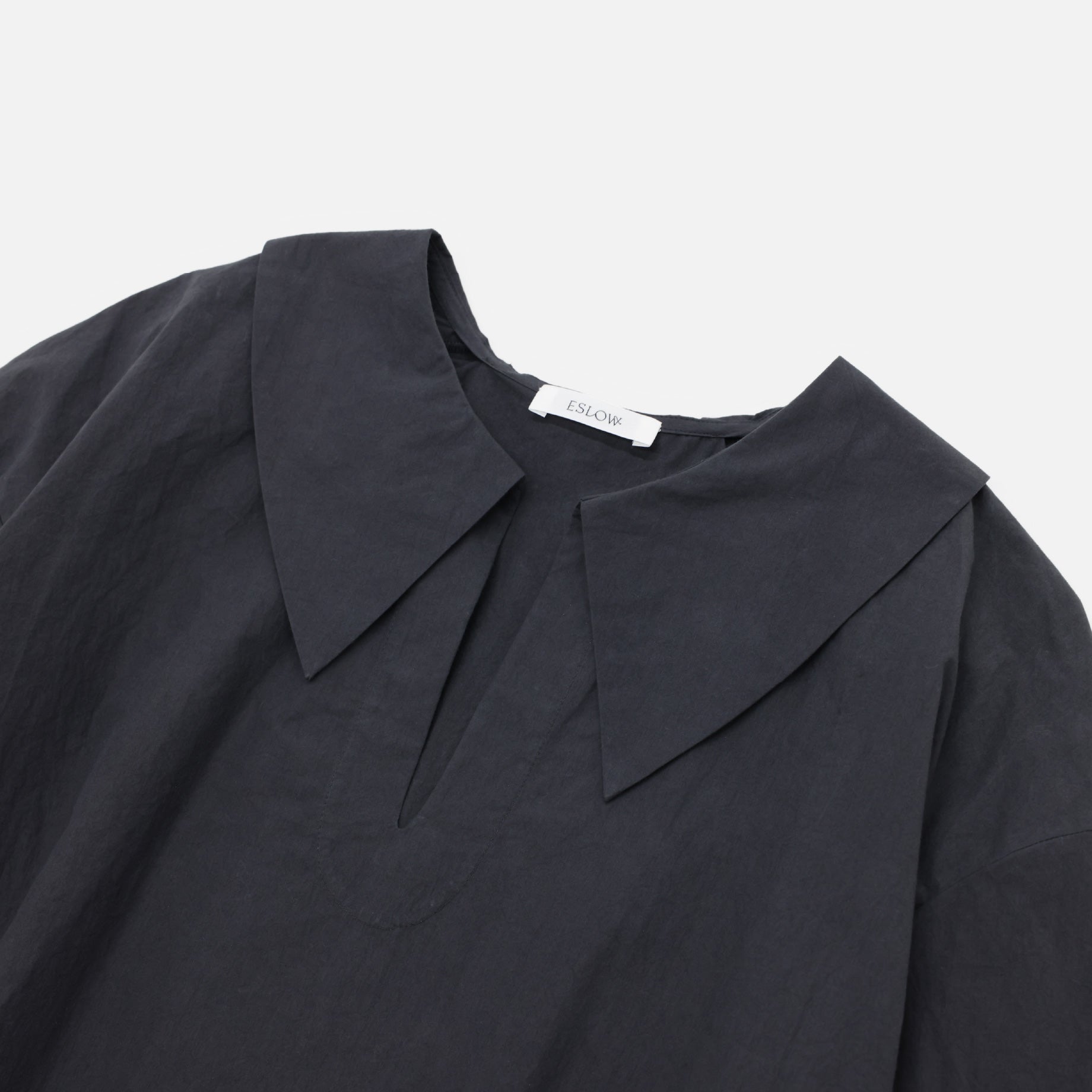 RUFFLED SHIRT(CHARCOAL)