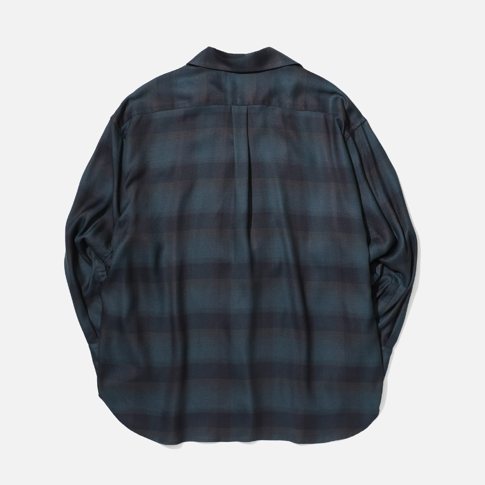 PLAID SKIPPER SHIRTS(DEEP GREEN)