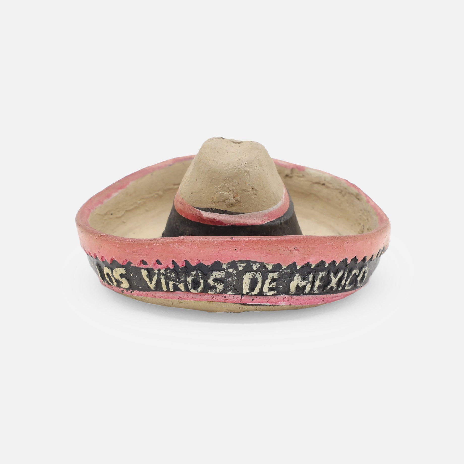 VINTAGE FOLK ART POTTERY ASHTRAY(SOMBRERO)