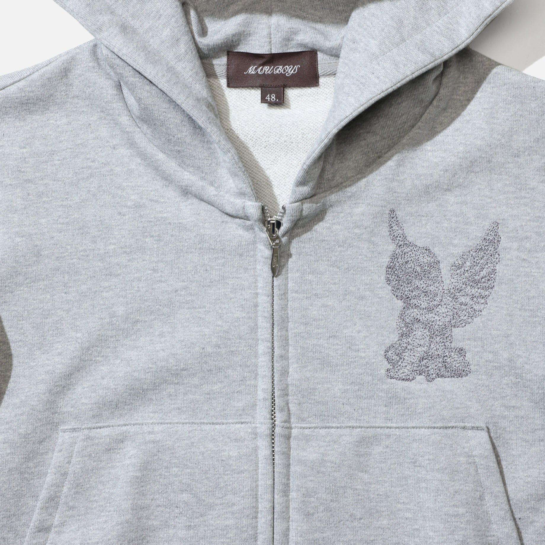 MB ZIP - UP HOODIE (GRAY)