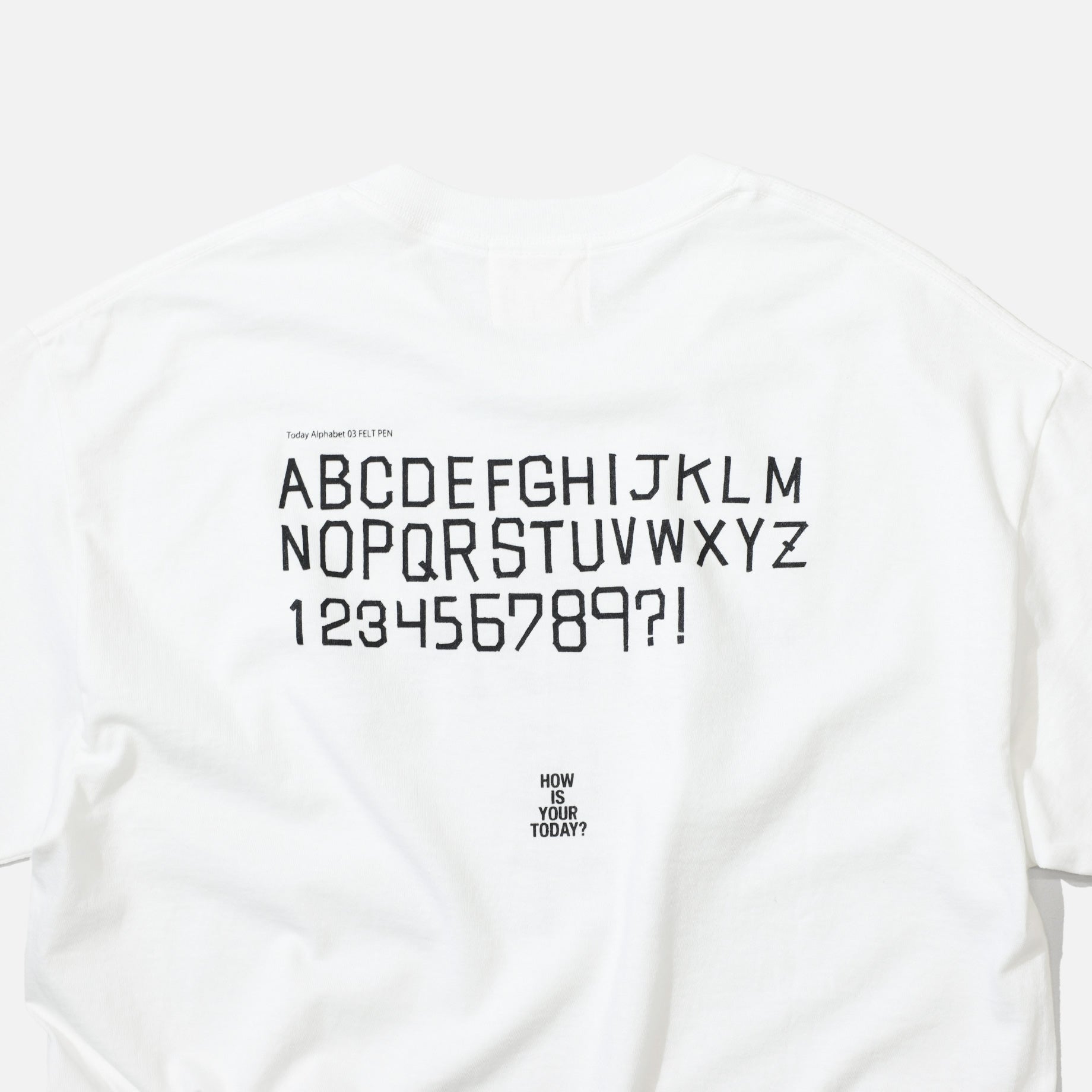 " TODAY " SS TEE(WHITE)