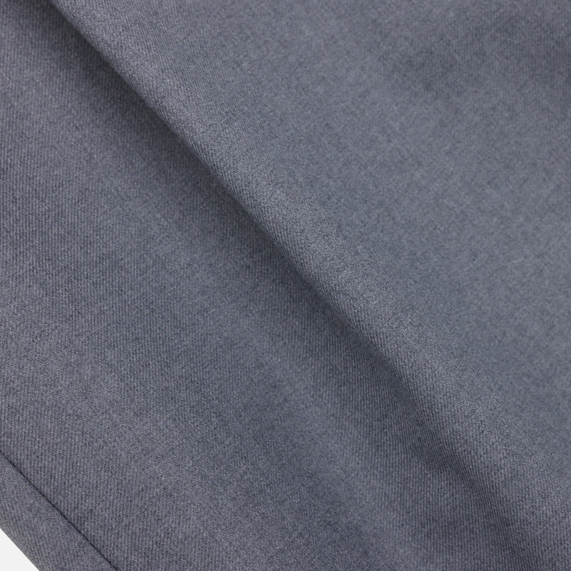 WOOL GABARDINE OVER TUCK PANTS(GRAY)