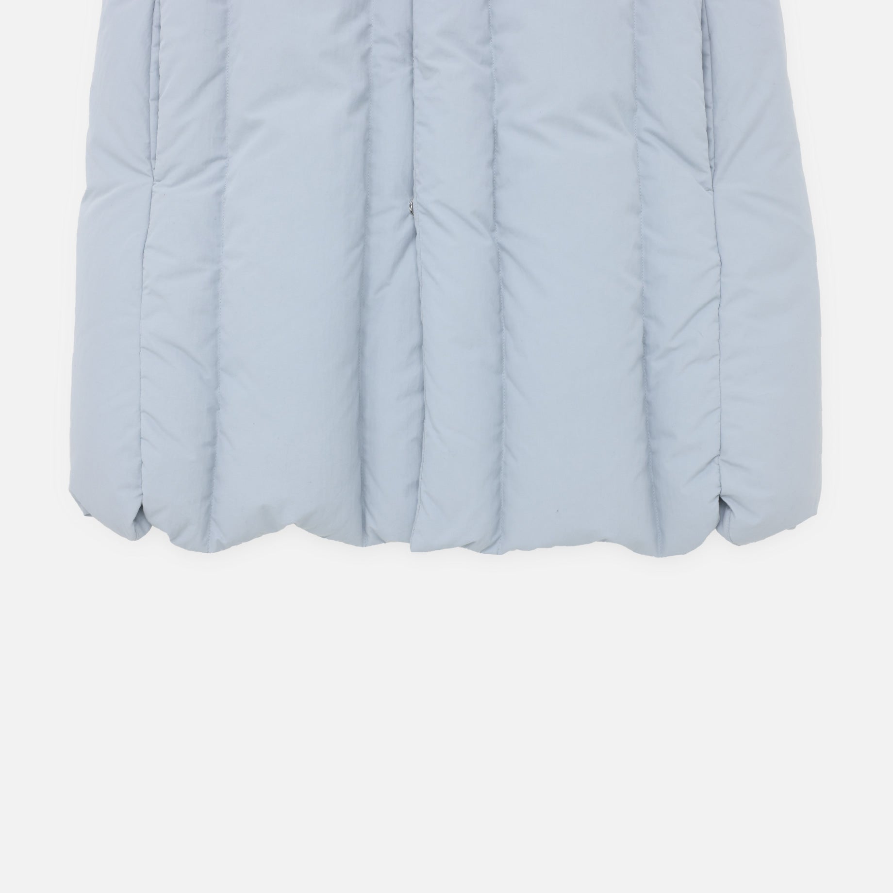LONG DOWN VEST(LT.GREY)
