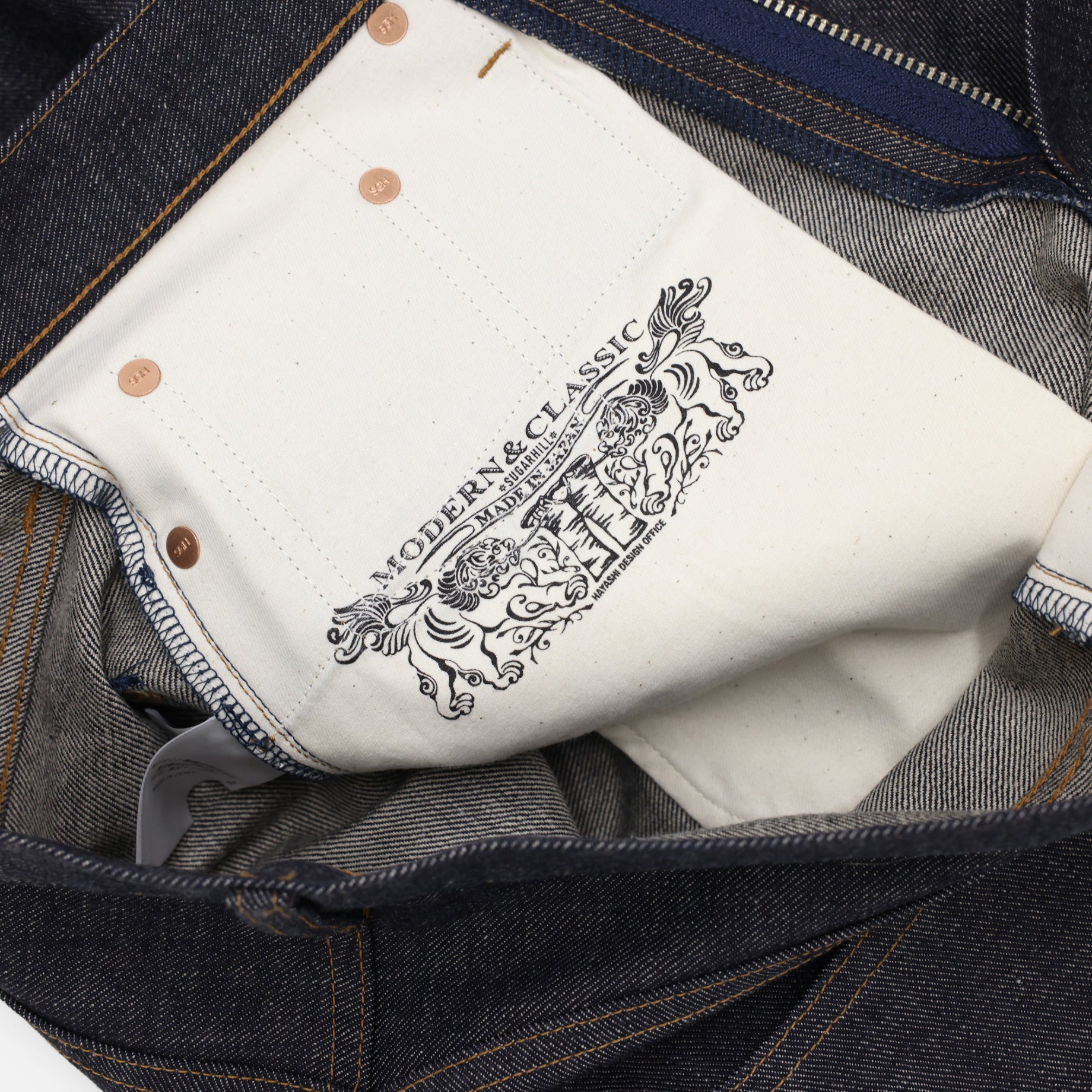 MODERN DENIM TROUSERS WIDE CUT(RIGID INDIGO)
