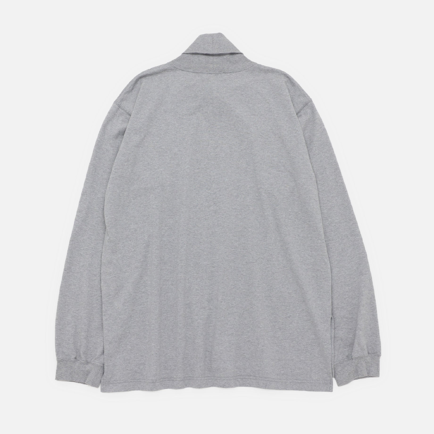 HIGH NECK L/S TEE(H.GRAY)